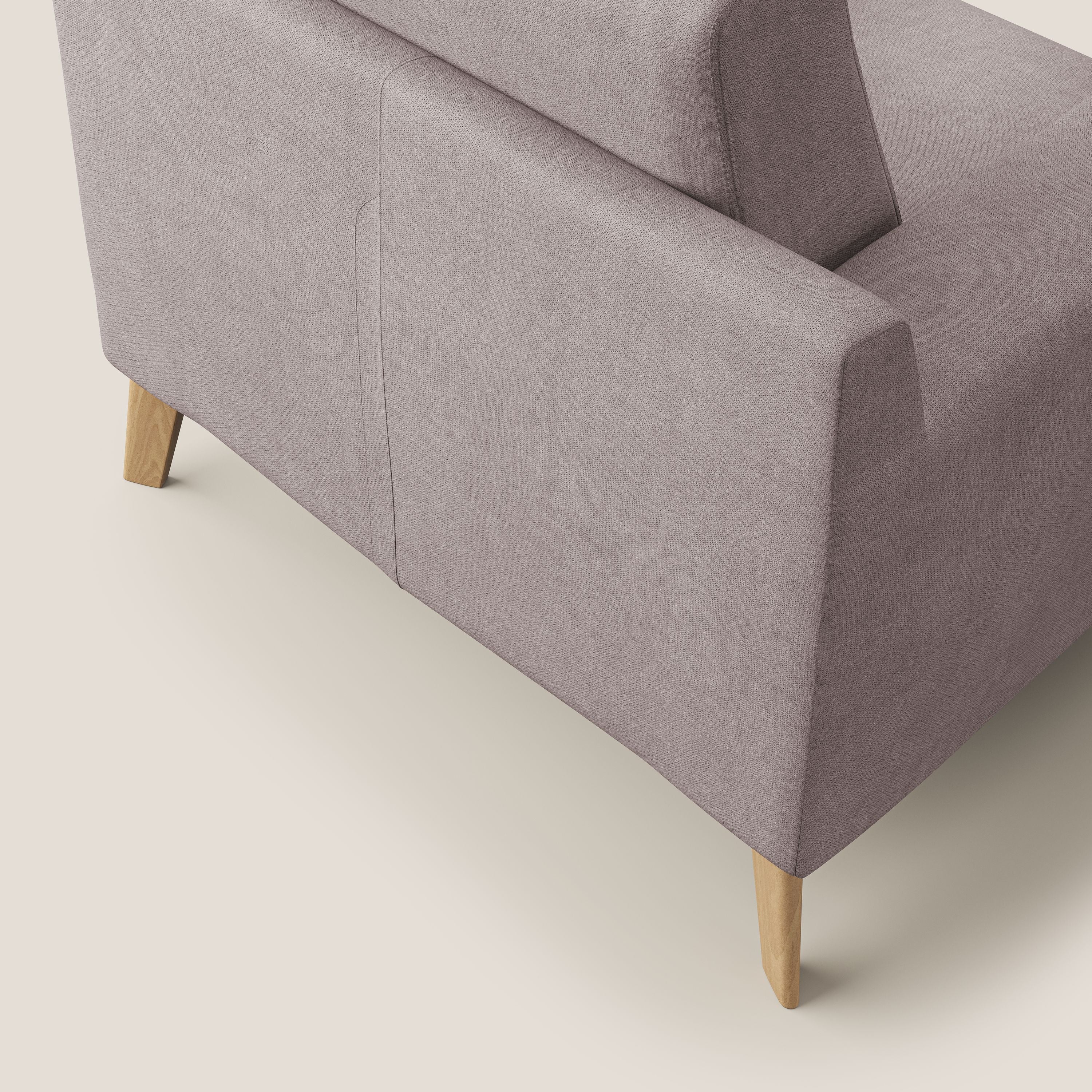 Danish Fauteuil en tissu doux imperméable T02 rose - Image 6