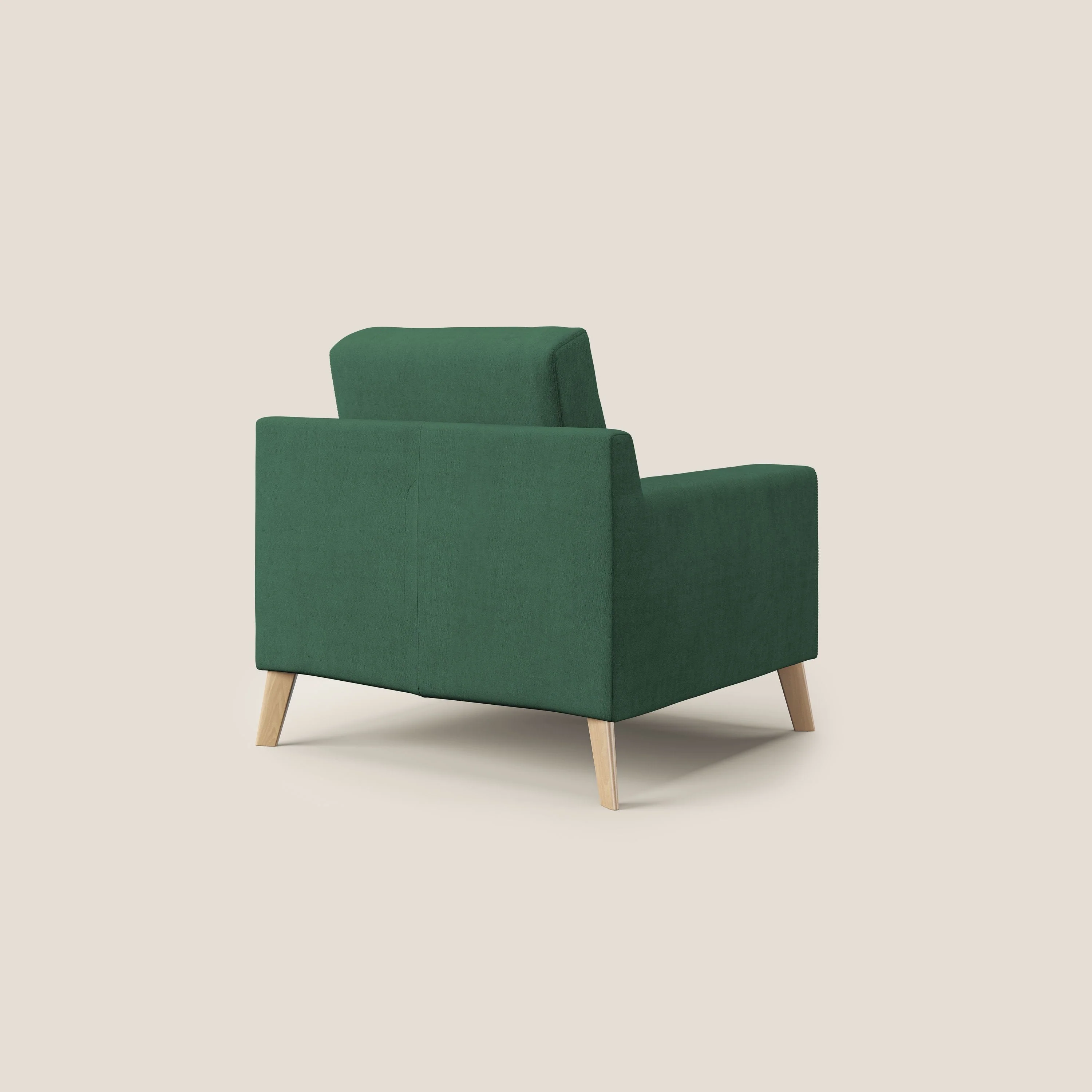 Danish Fauteuil en tissu doux imperméable T02 vert - Image 4