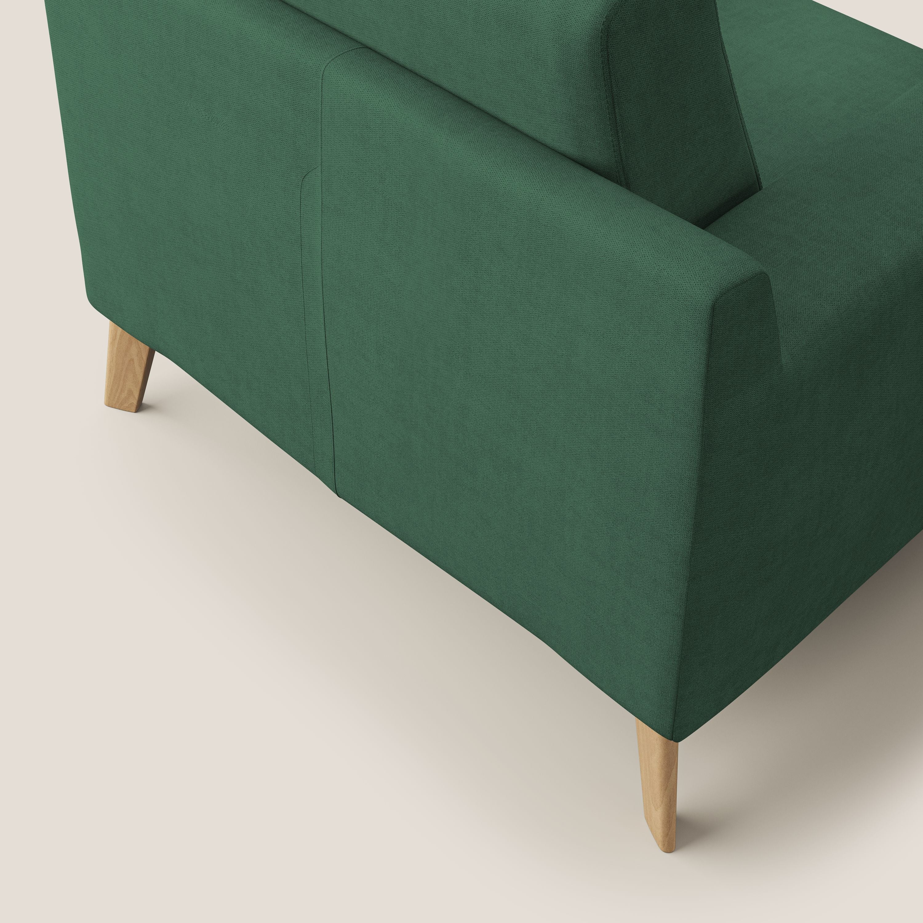 Danish Fauteuil en tissu doux imperméable T02 vert - Image 6