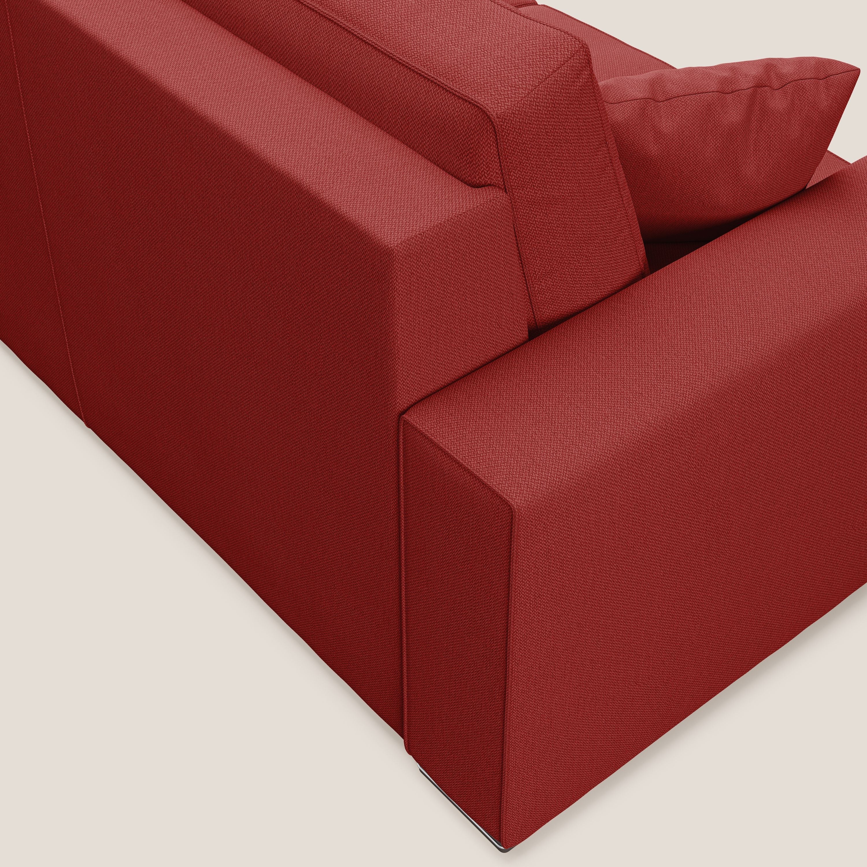 Dream Canapé convertible d'angle en tissu détachable T05 rouge - Image 7