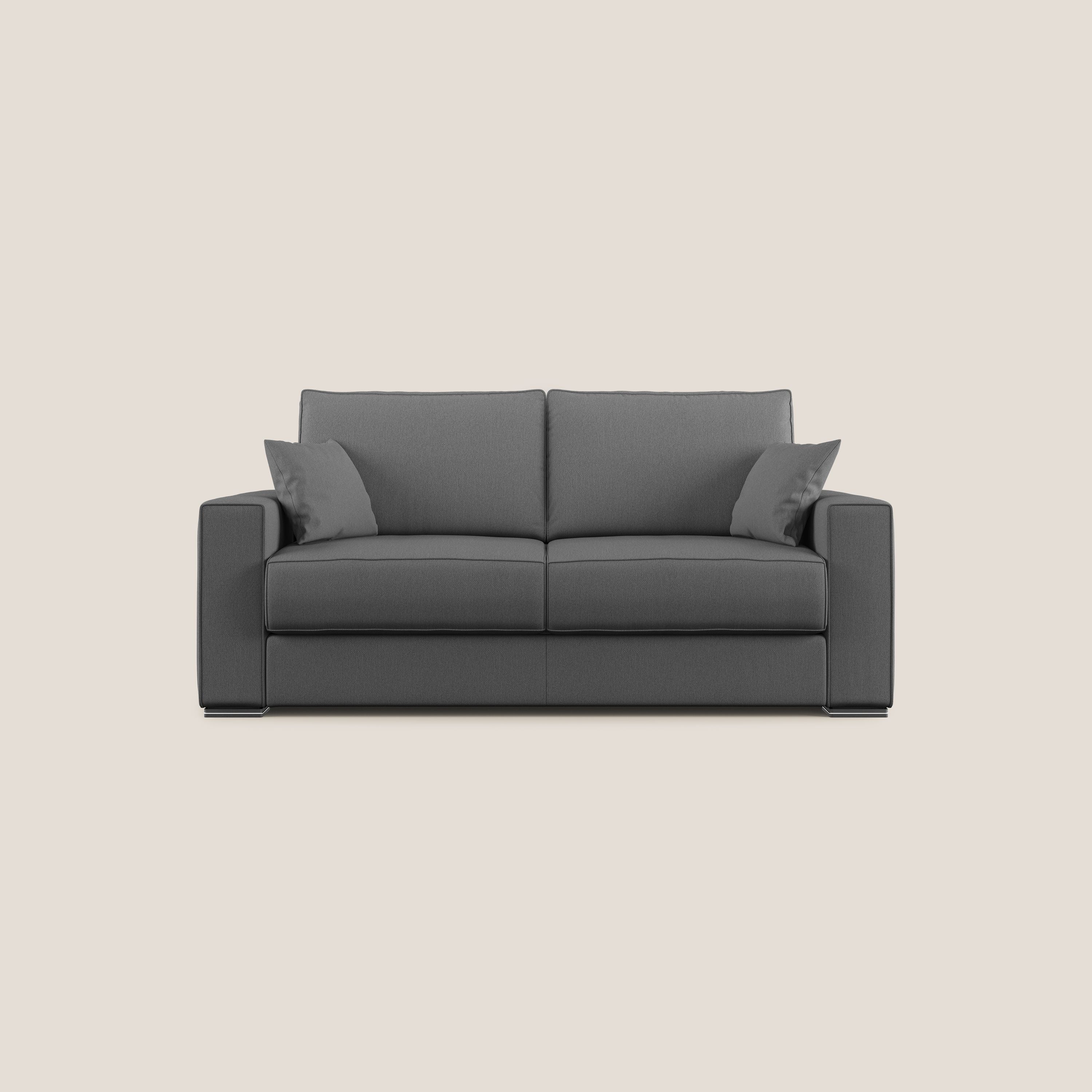 Dream canapé-lit convertible avec coussins doux en tissu détachable T05 anthracite