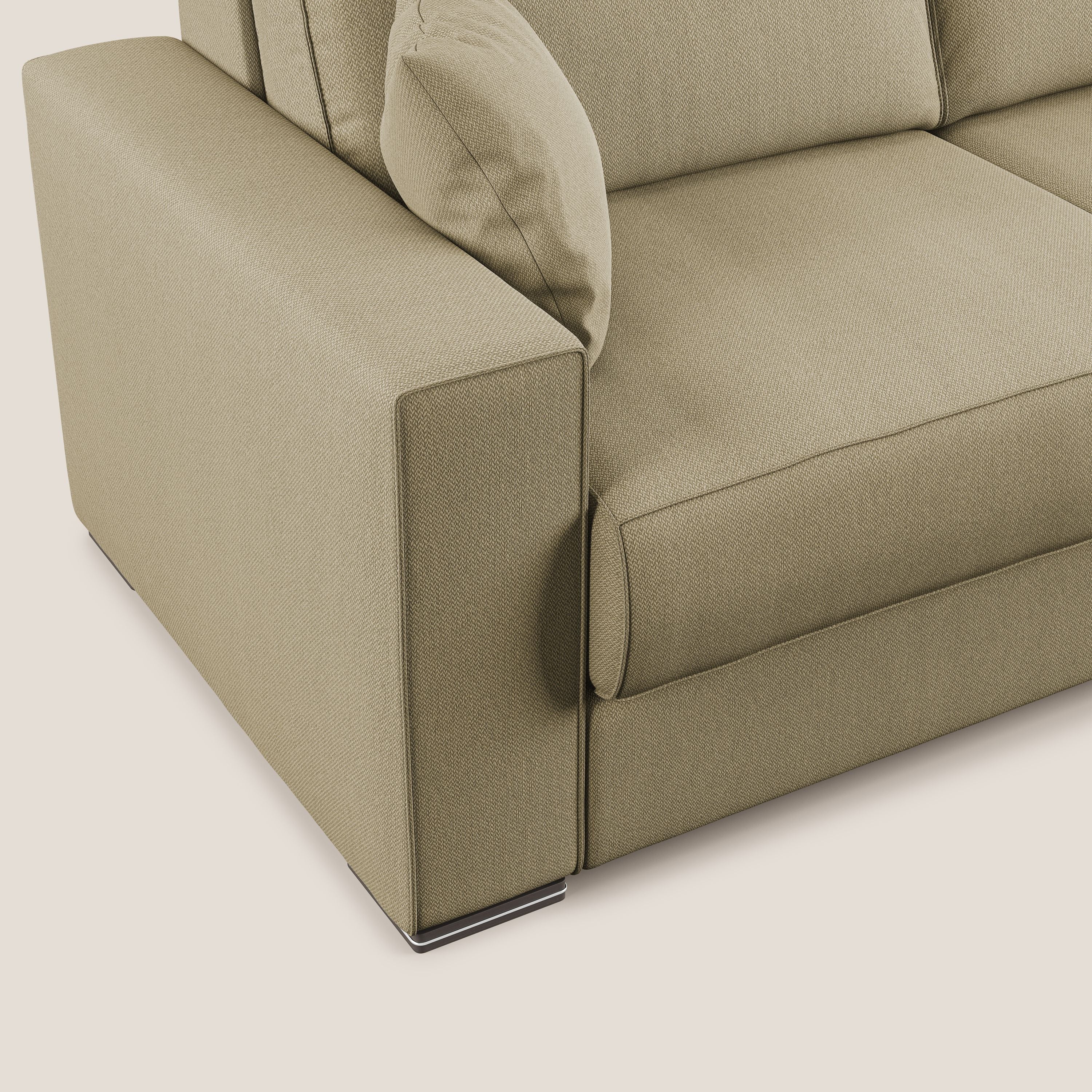 Dream canapé-lit convertible avec coussins doux en tissu détachable T05 camel - Image 6