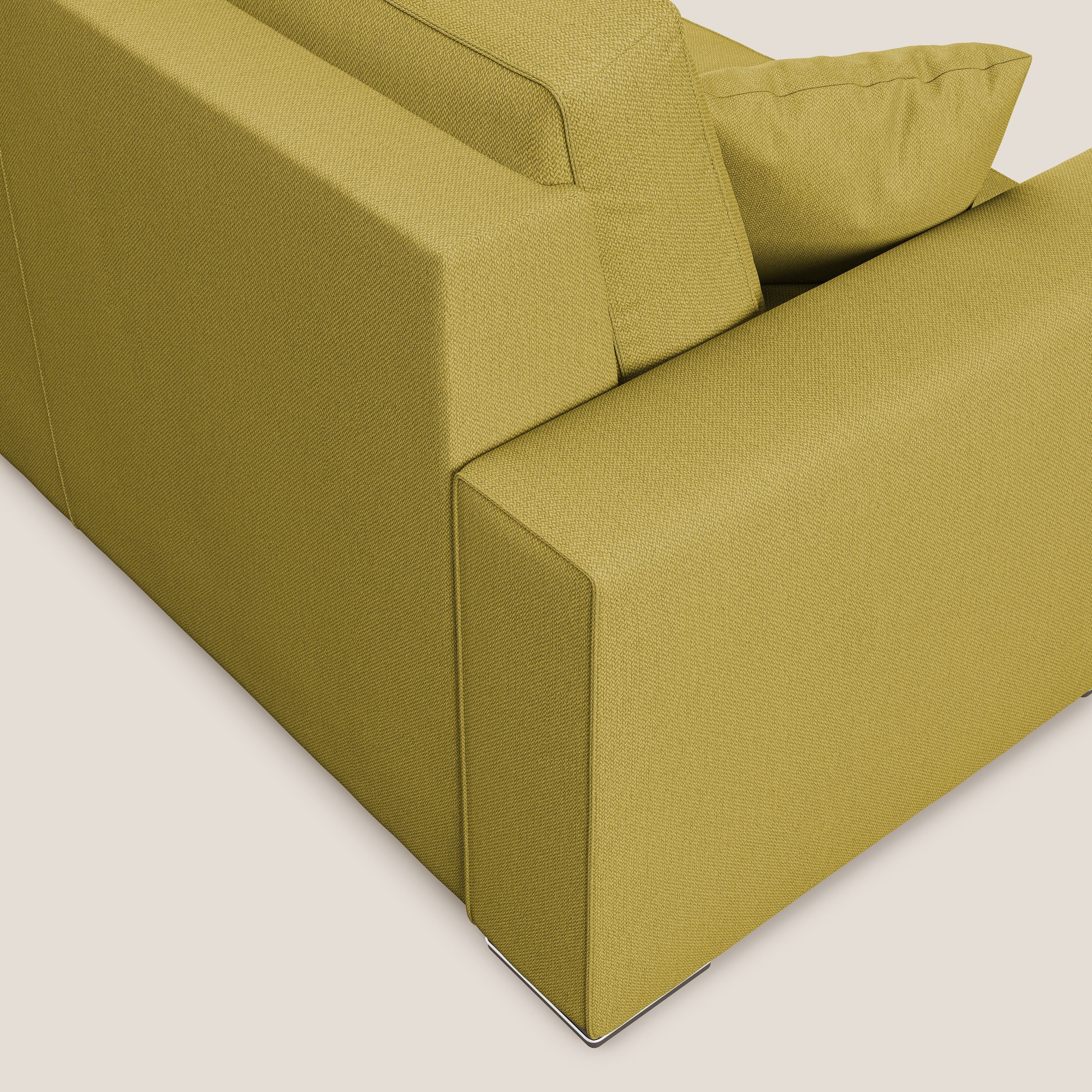 Dream canapé-lit convertible avec coussins doux en tissu détachable T05 jaune - Image 7