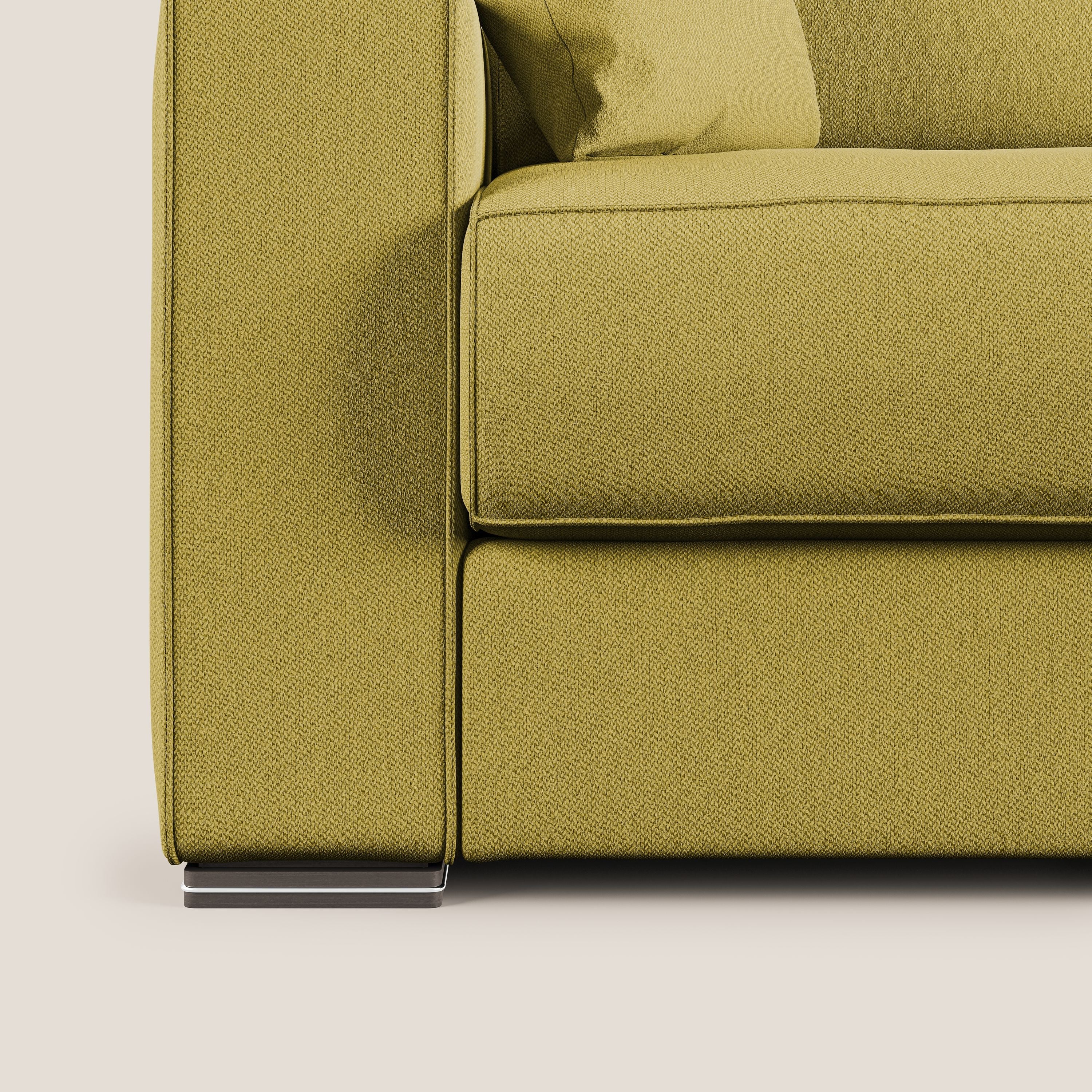Dream canapé-lit convertible avec coussins doux en tissu détachable T05 jaune - Image 8