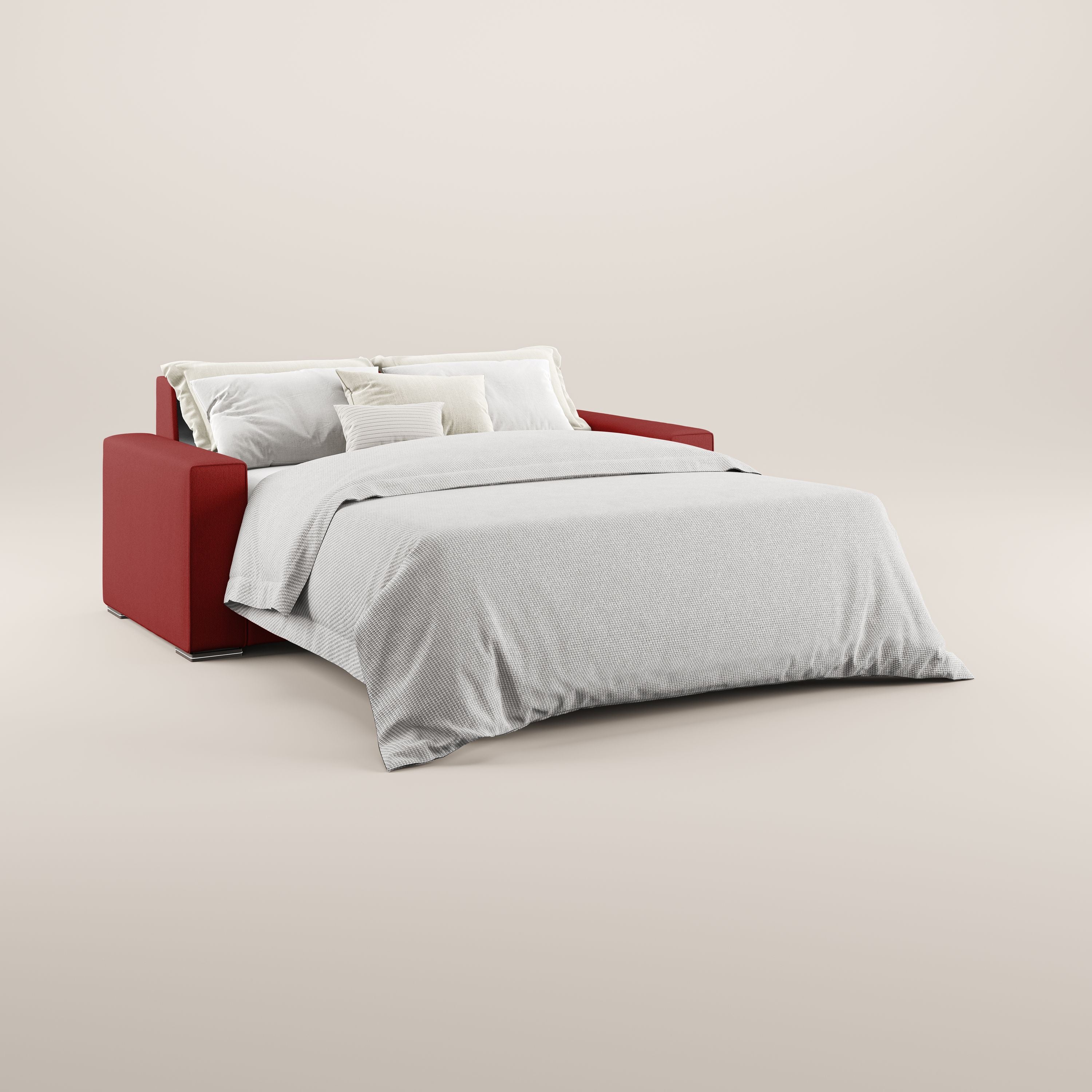 Dream canapé-lit convertible avec coussins doux en tissu détachable T05 rouge - Image 2