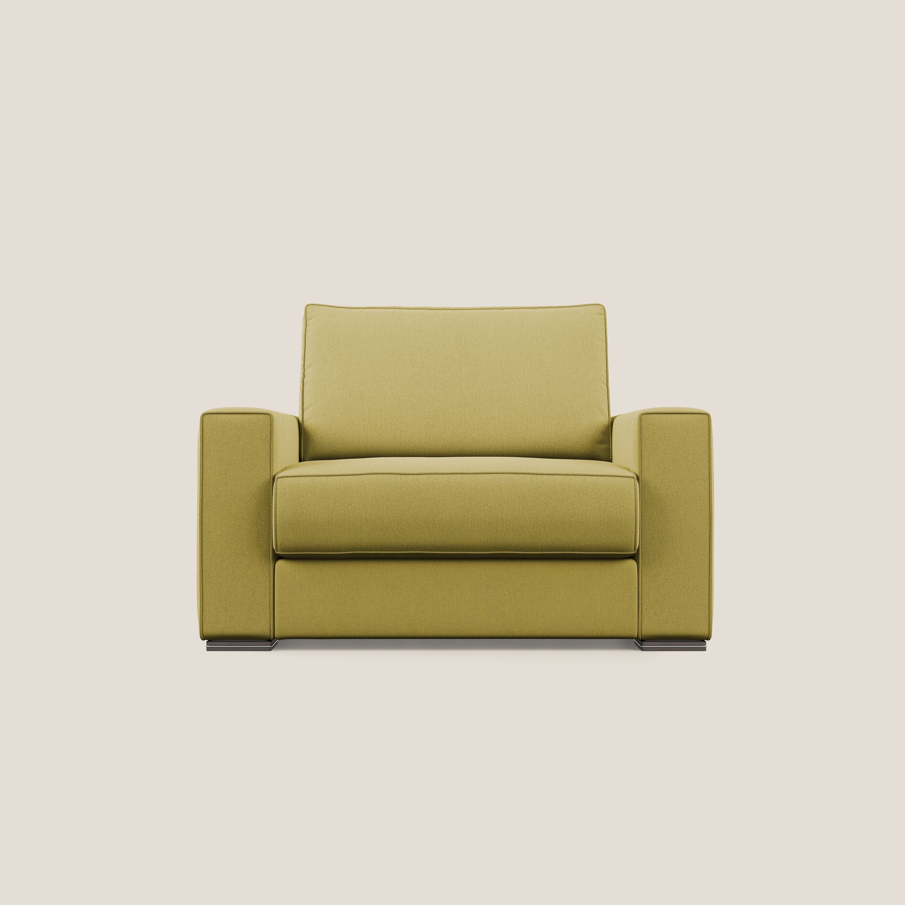Dream fauteuil convertible en tissu détachable T05 jaune