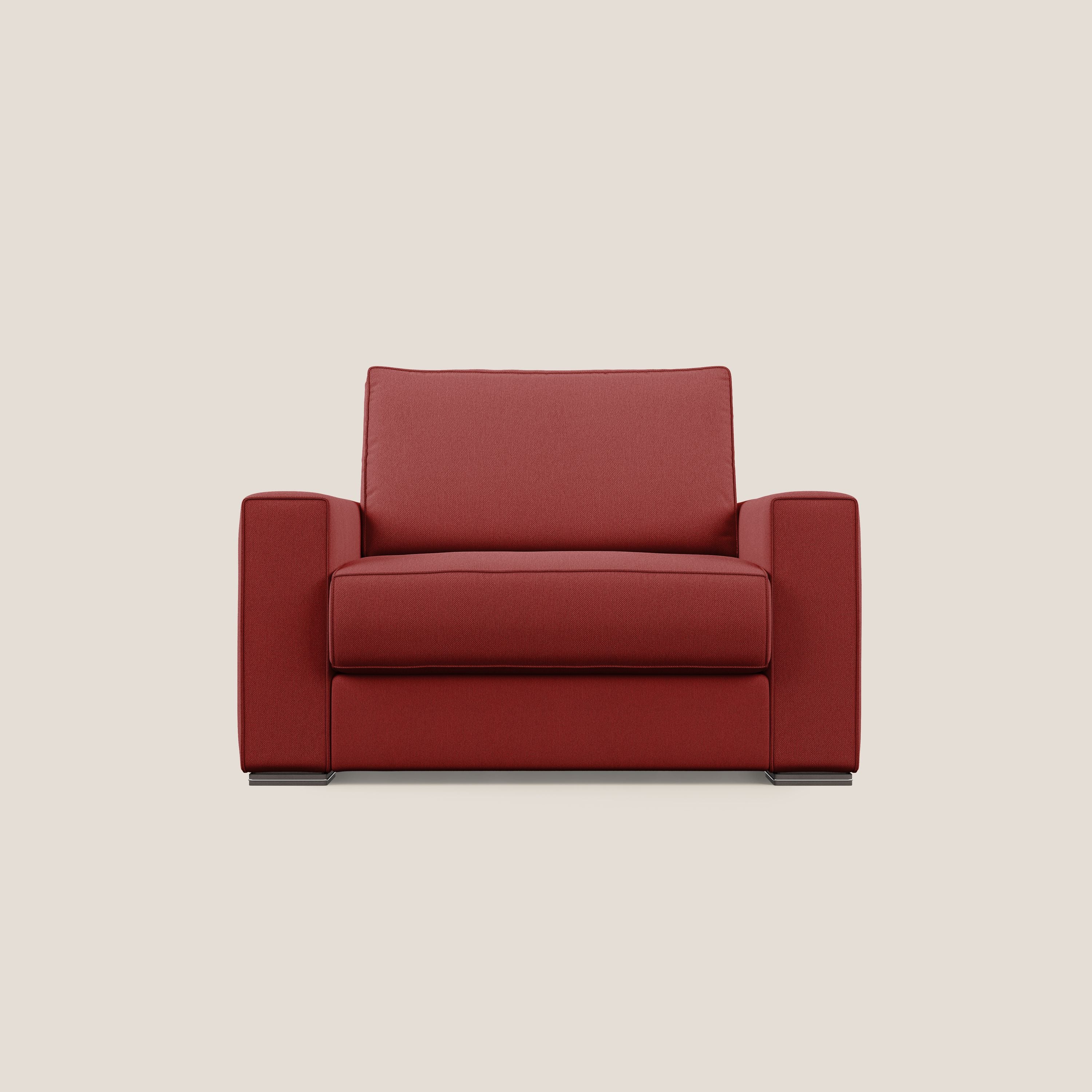 Dream fauteuil convertible en tissu détachable T05 rouge