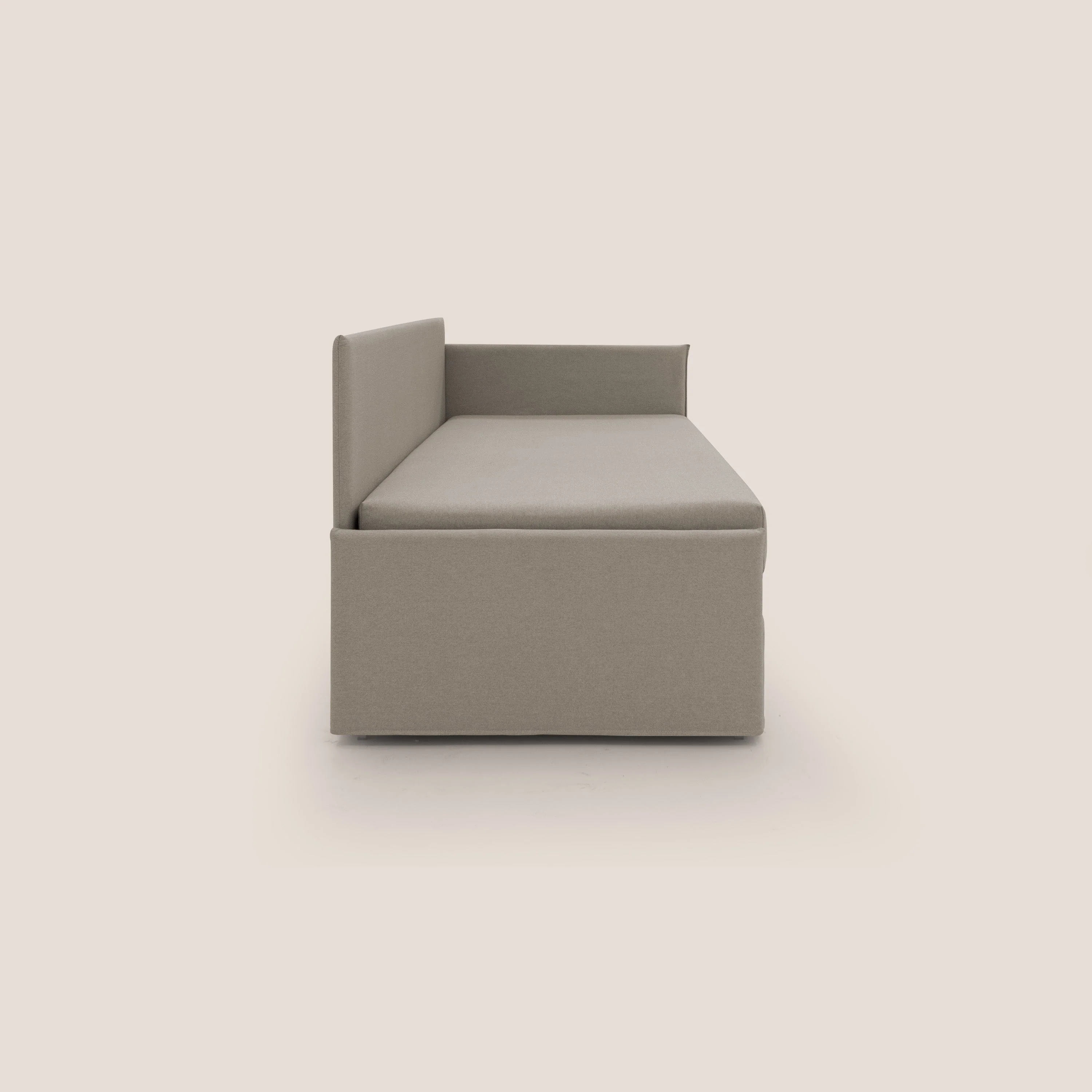 Durini Canapé duplex avec lits jumeaux et tissu effet coton imperméable T13 Taupe tortora - Image 5