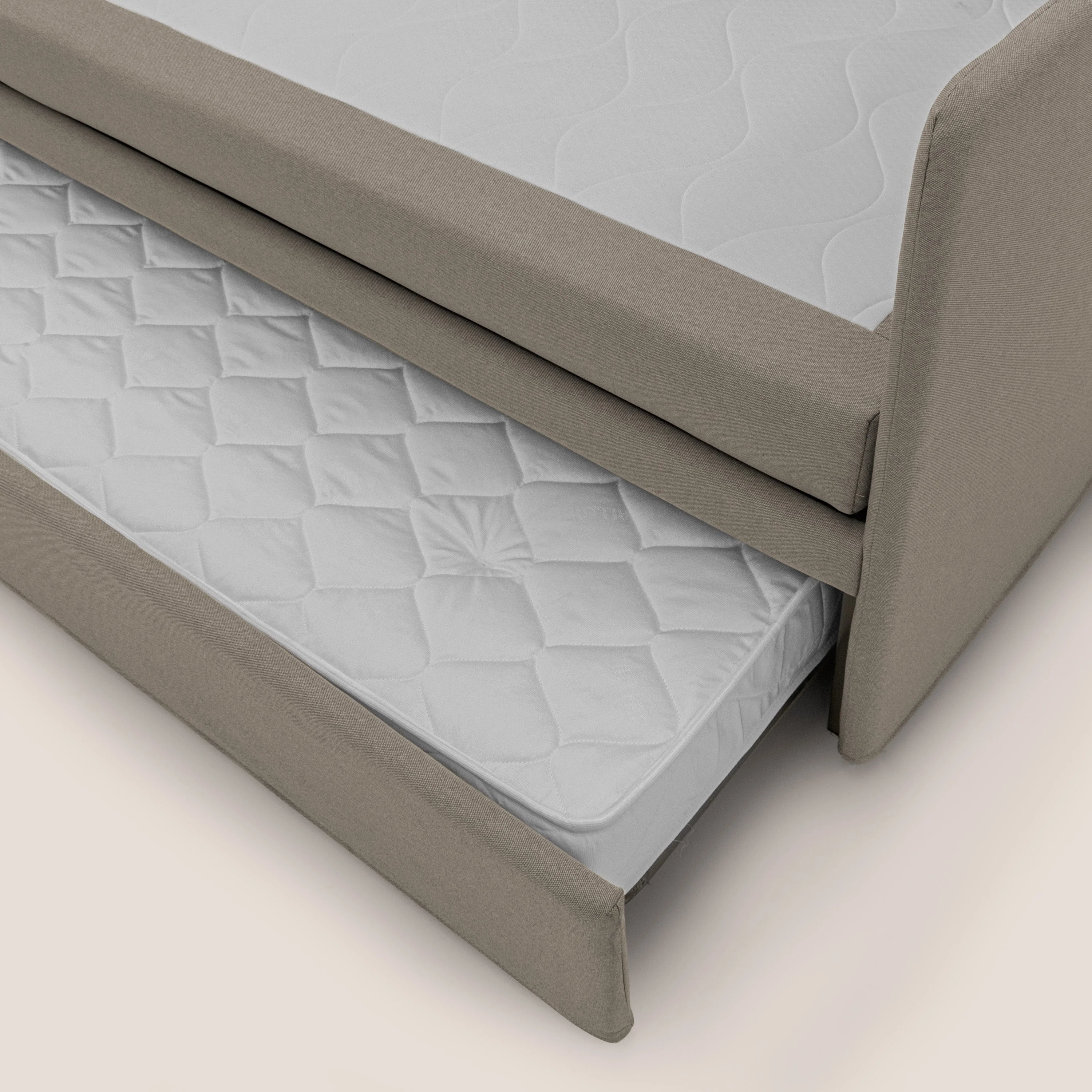 Durini Canapé duplex avec lits jumeaux et tissu effet coton imperméable T13 Taupe tortora - Image 6