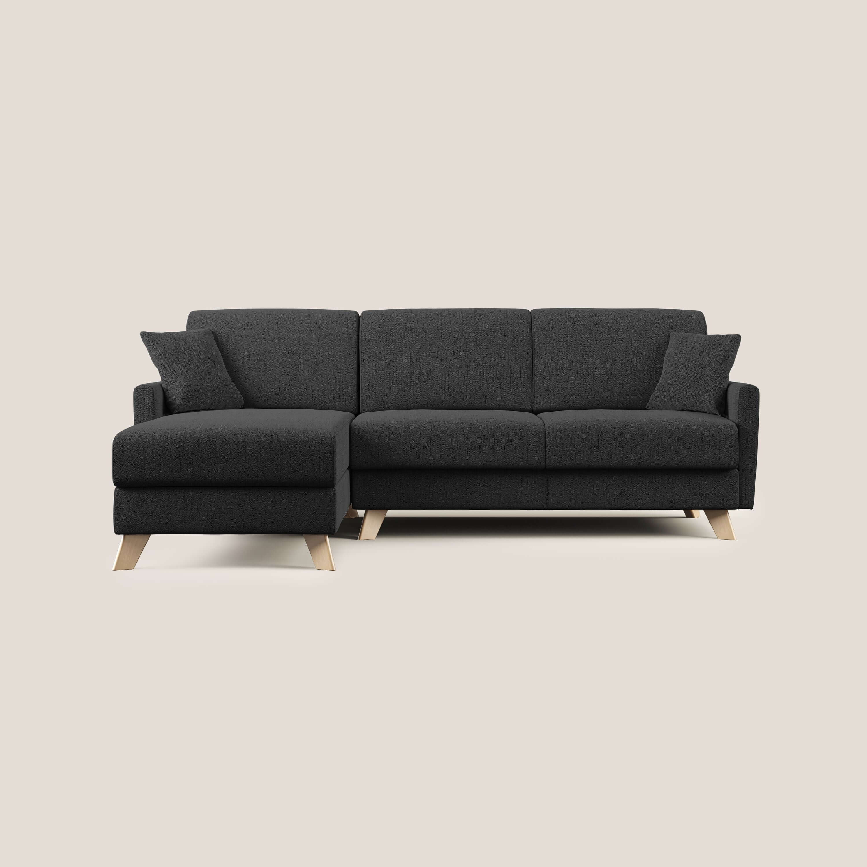 Edgar canapé d'angle convertible en tissu FELIS imperméable T03 anthracite - Image 8