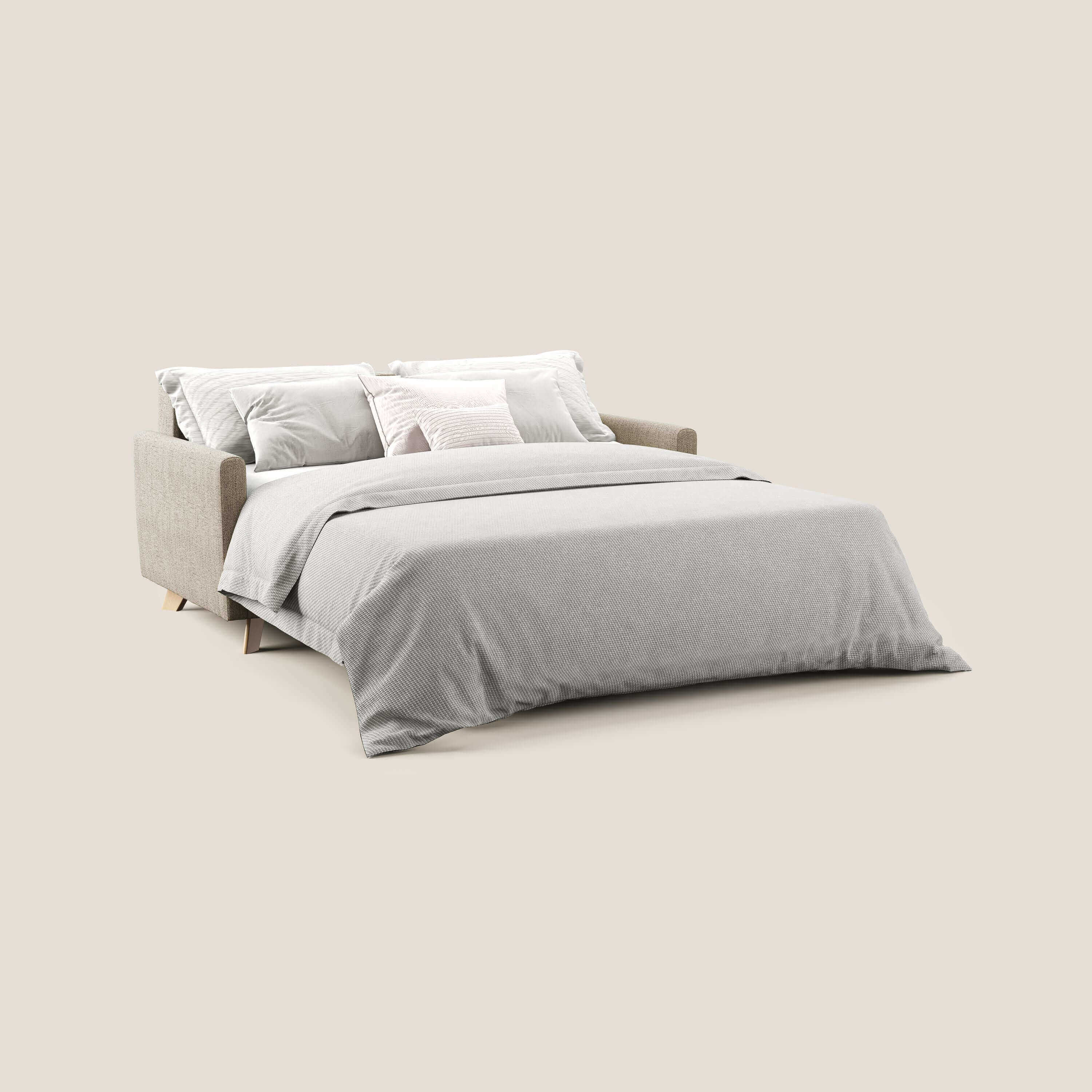 Edgar canapé convertible en tissu FELIS imperméable T03 beige - Image 2