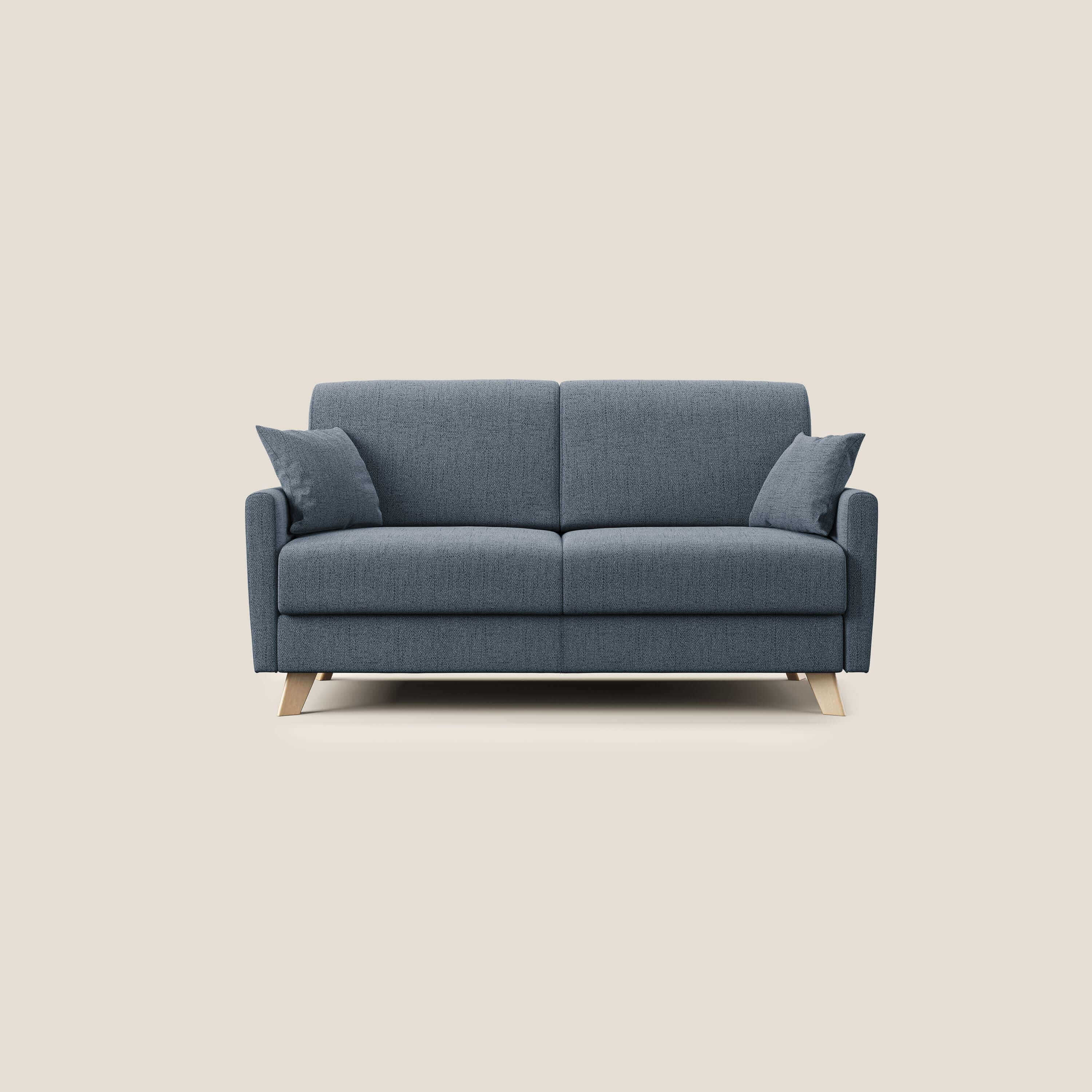 Edgar canapé convertible en tissu FELIS imperméable T03 bleu