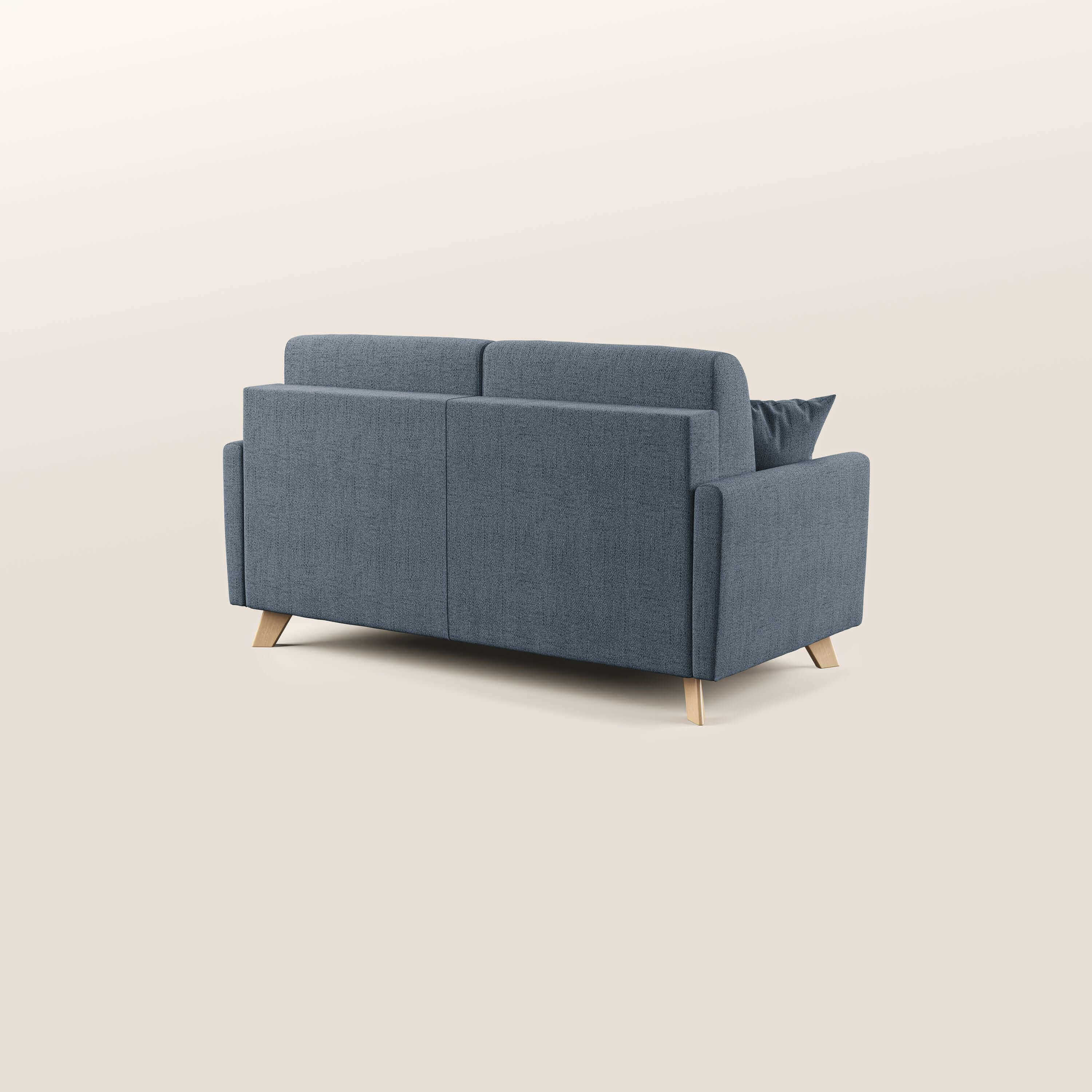 Edgar canapé convertible en tissu FELIS imperméable T03 bleu - Image 7