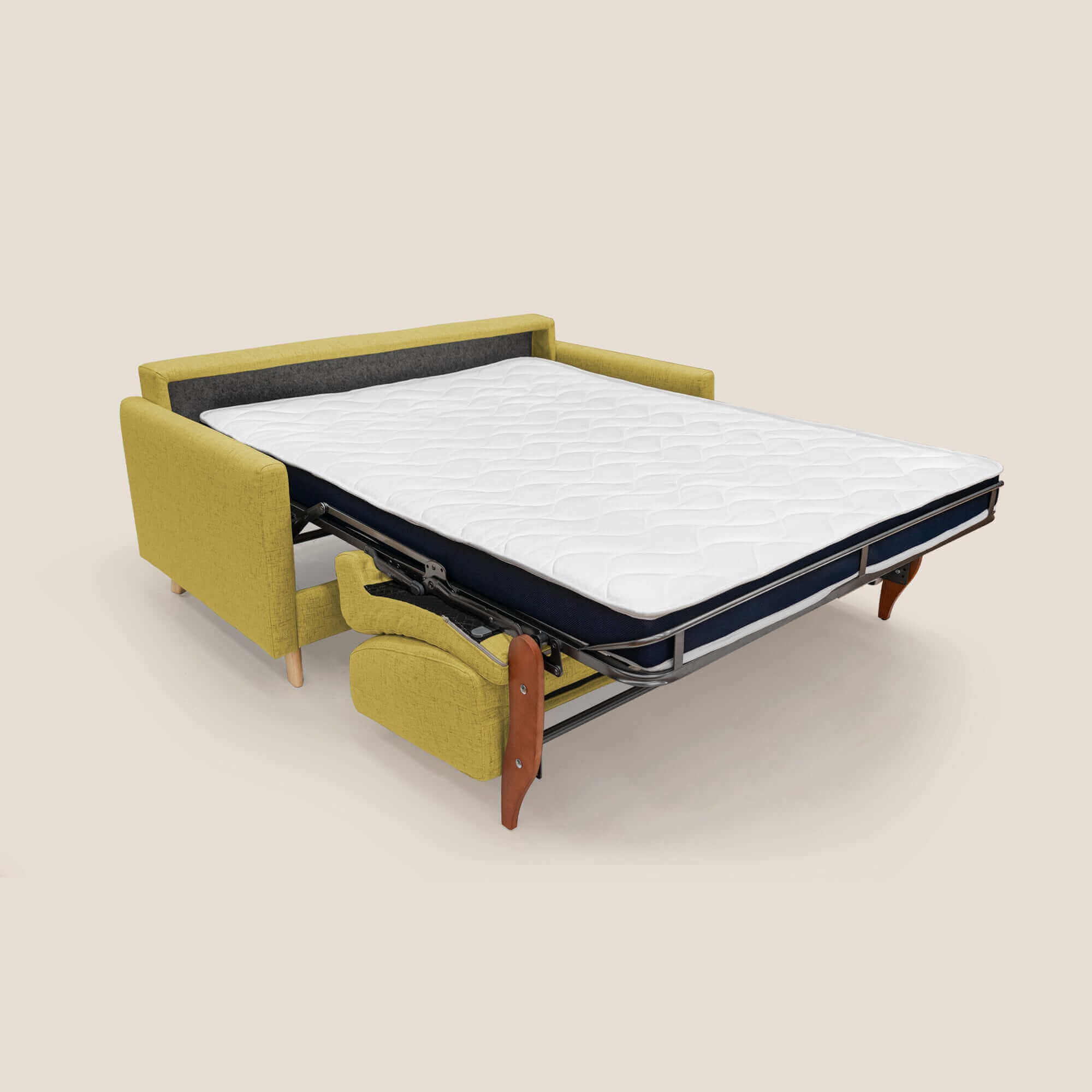 Edgar canapé convertible en tissu FELIS imperméable T03 jaune - Image 10
