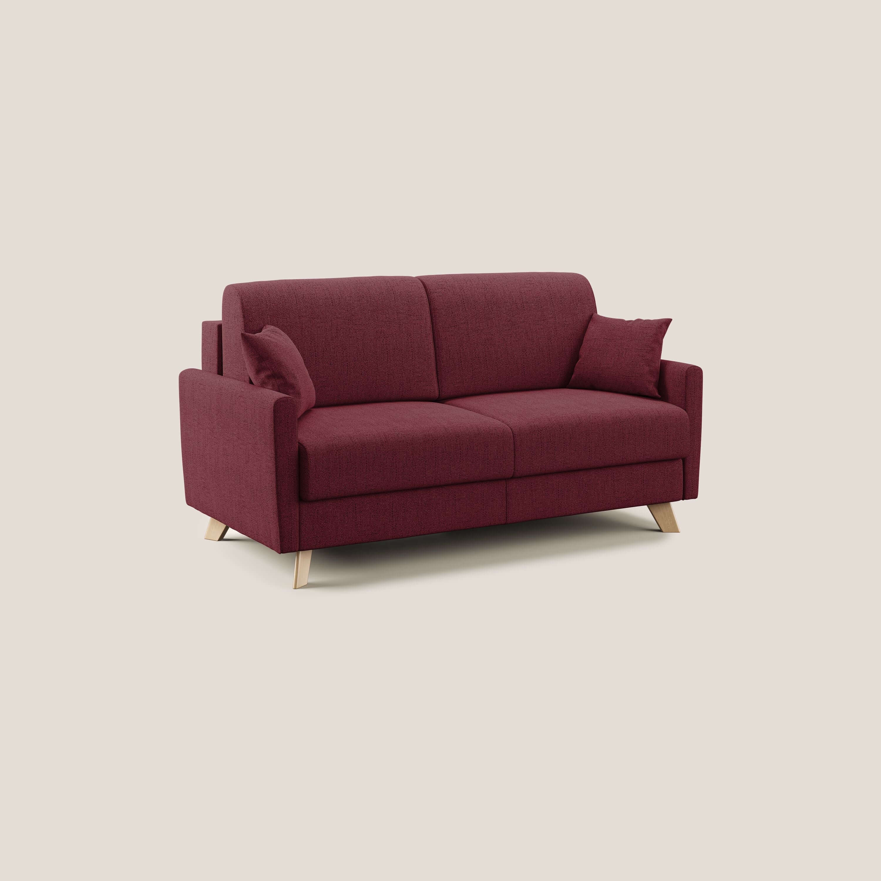 Edgar canapé convertible en tissu FELIS imperméable T03 rouge - Image 3