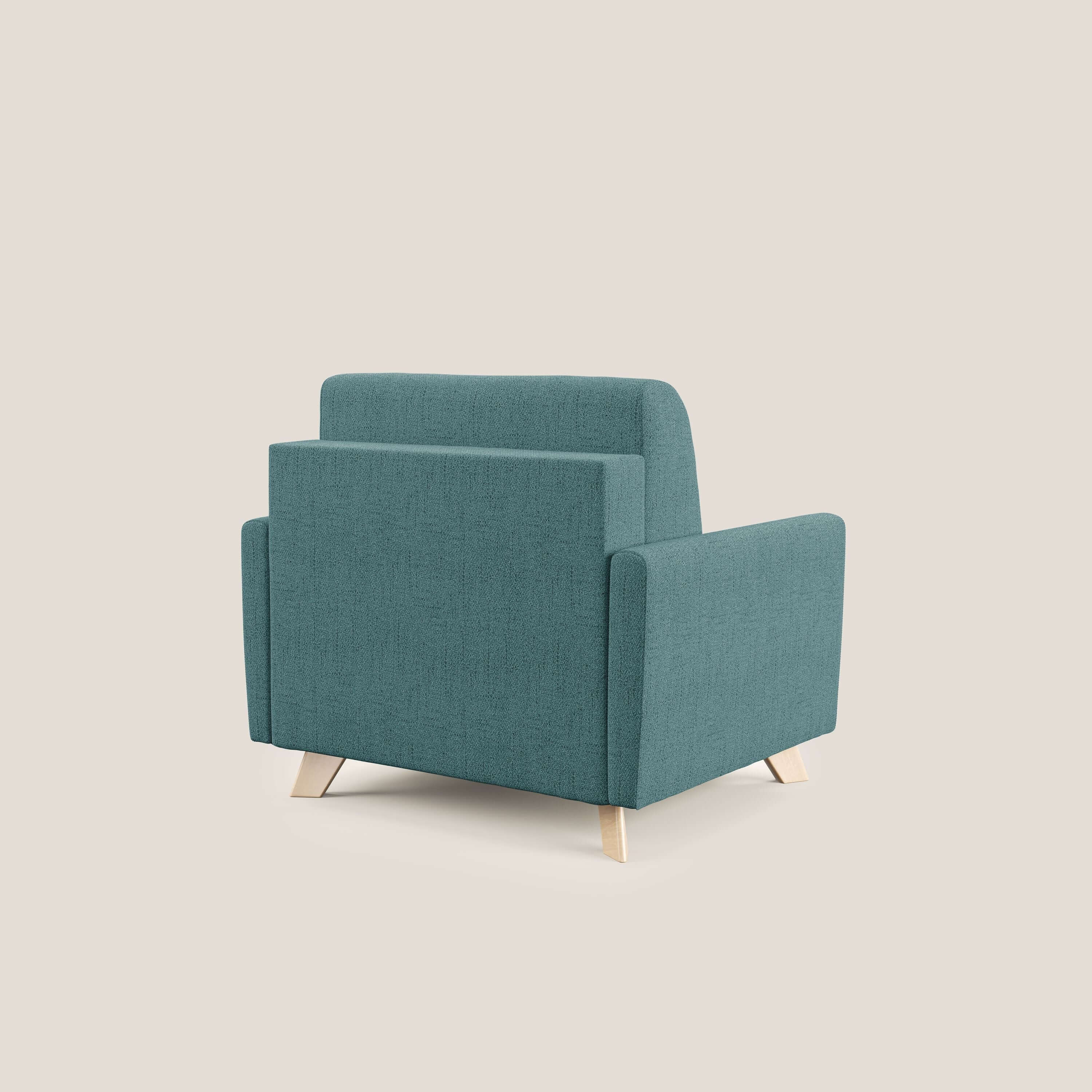 Edgar fauteuil convertible en tissu FELIS imperméable T03 bleu ciel - Image 4
