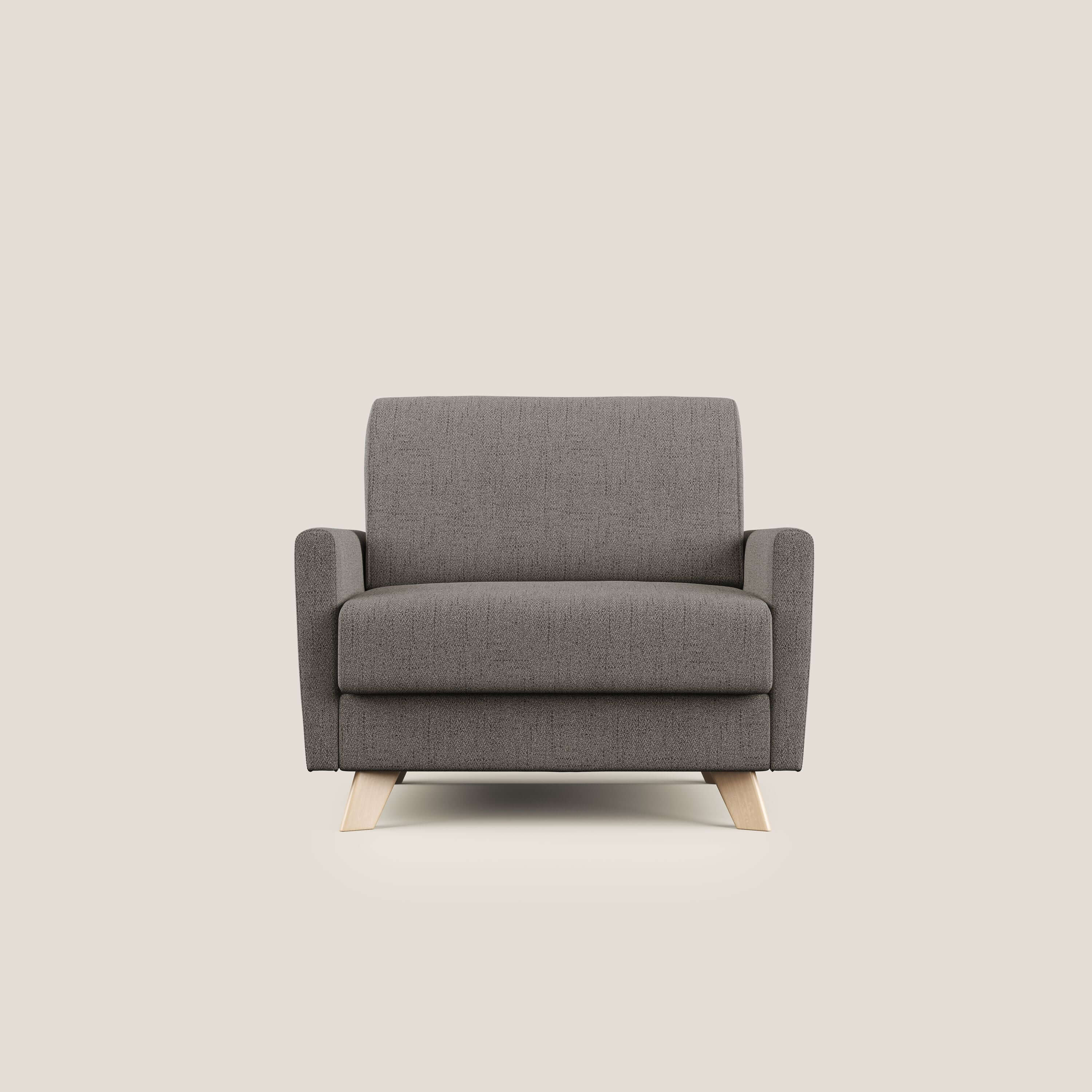Edgar fauteuil convertible en tissu FELIS imperméable T03 taupe