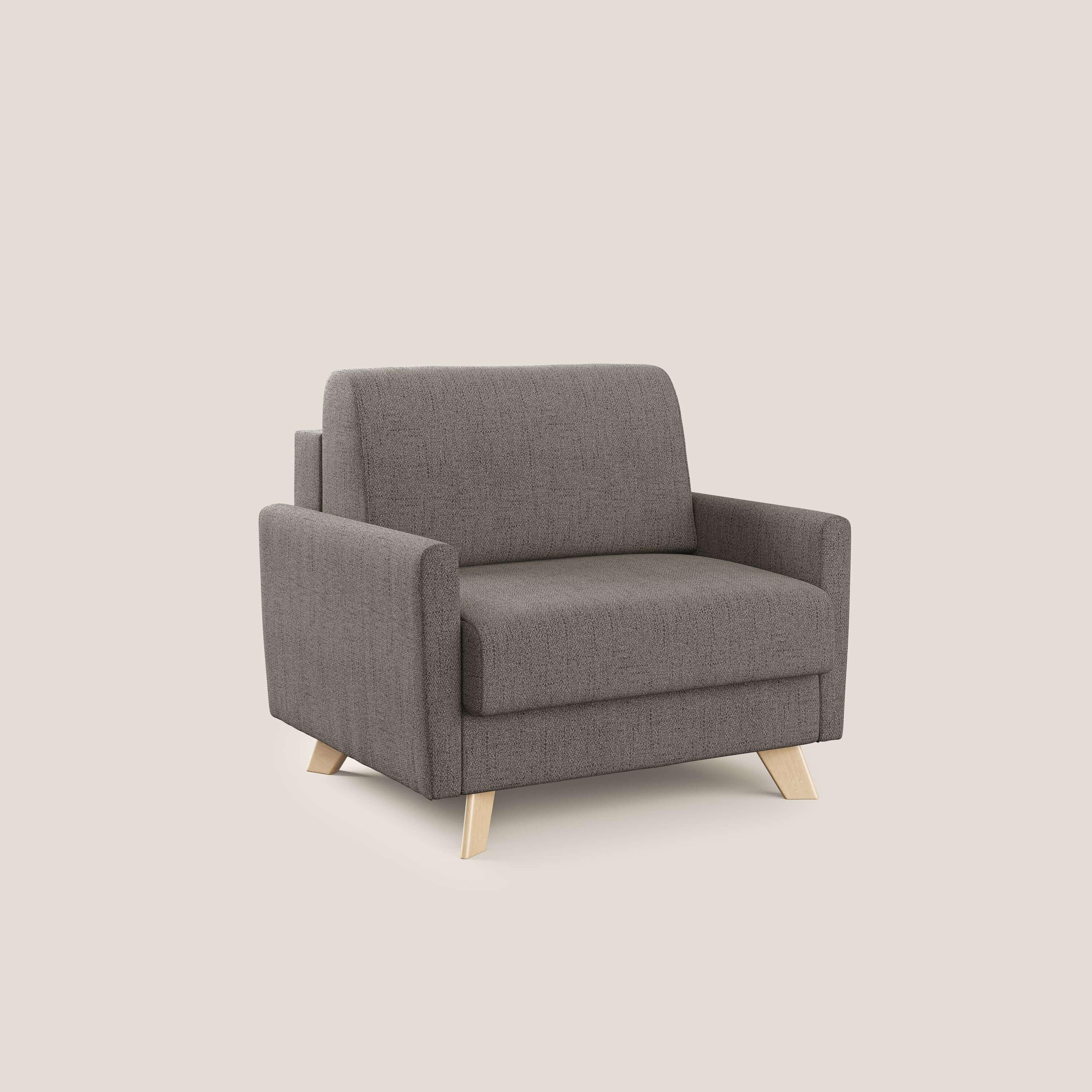 Edgar fauteuil convertible en tissu FELIS imperméable T03 taupe - Image 3