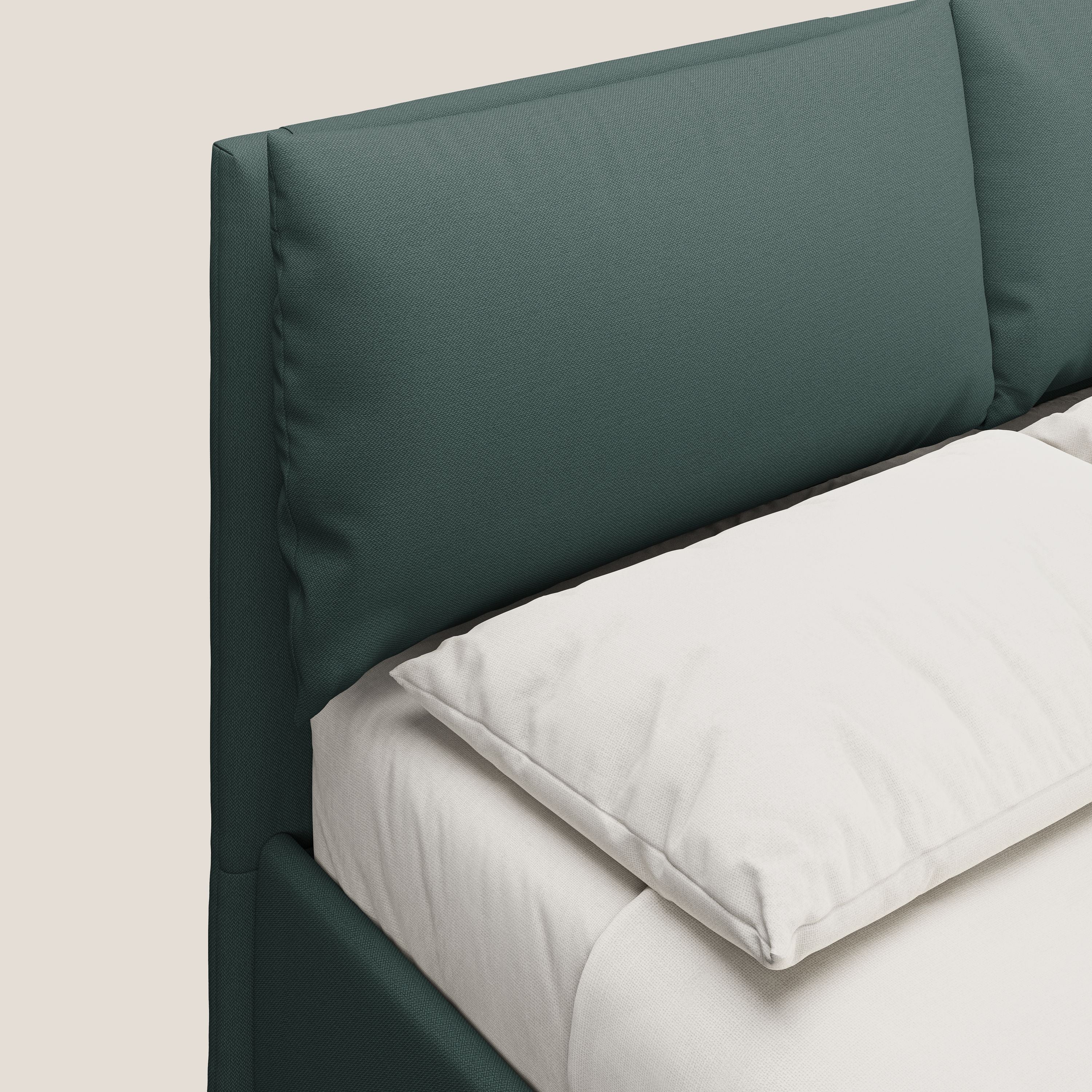 Elsa lit rembourré avec coffre de rangement en tissu détachable T05 vert - Image 6