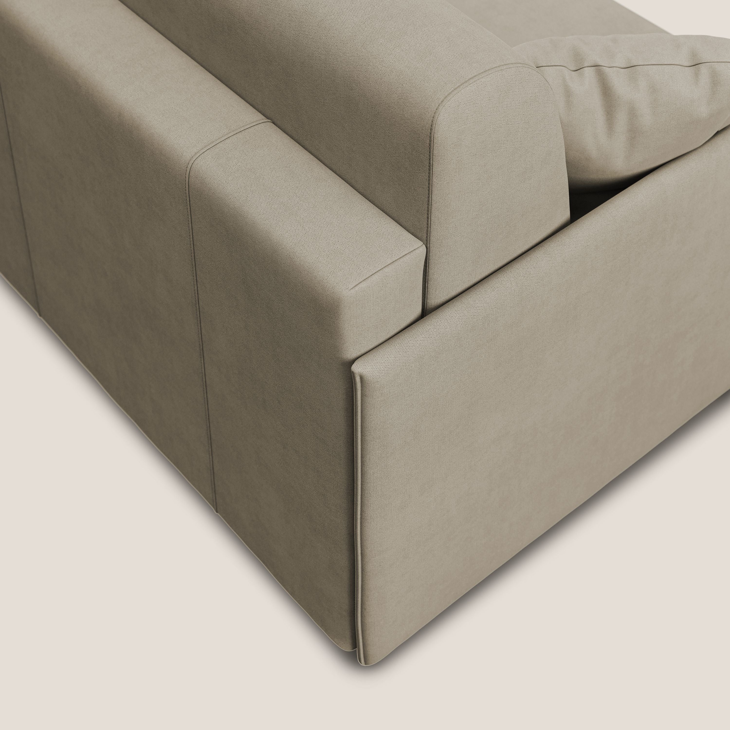 Evans canapé convertible en tissu doux imperméable T02 beige - Image 7