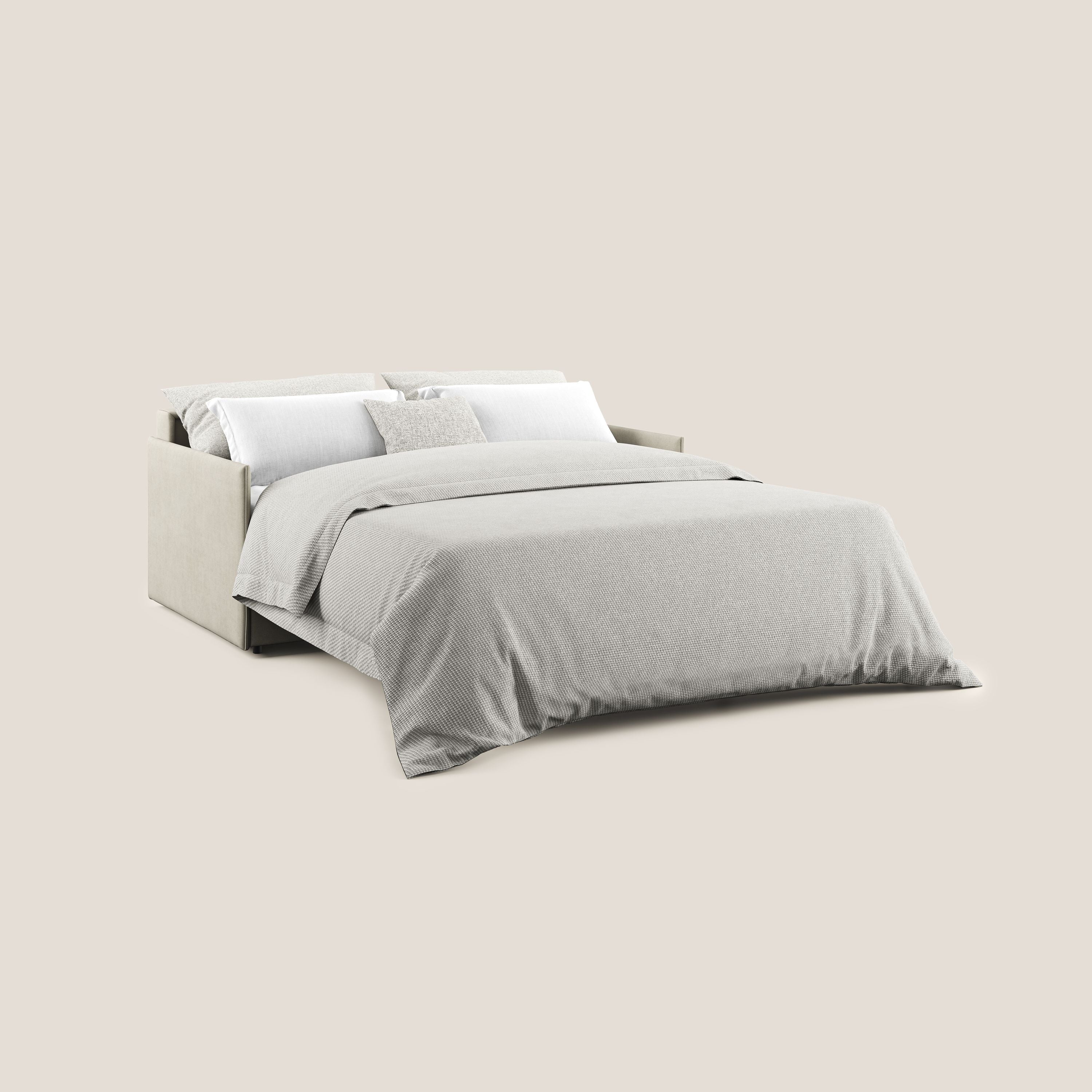 Evans canapé convertible en tissu doux imperméable T02 crÚme - Image 4