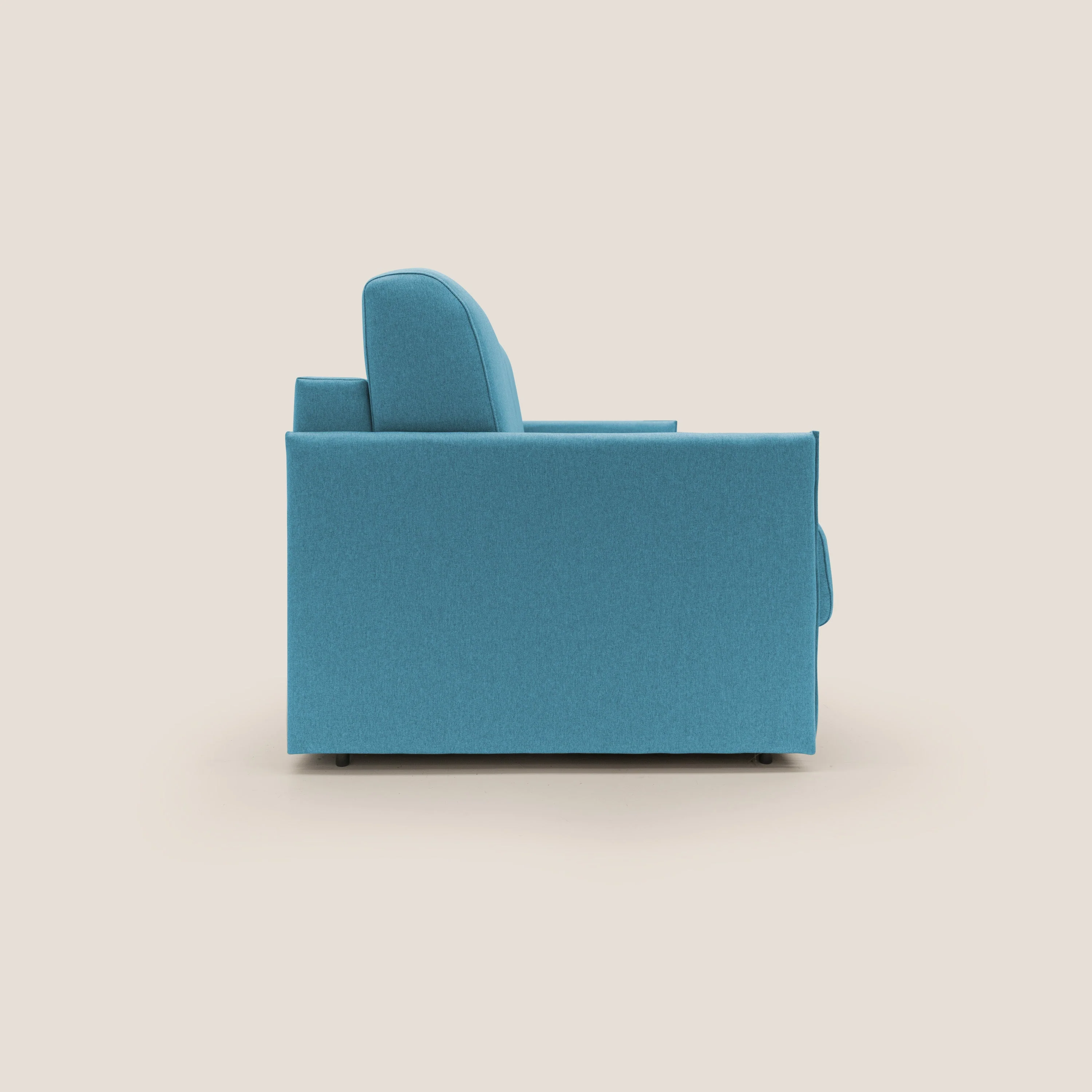 Evans Canapé convertible en tissu imperméable T13 bleu clair - Image 5