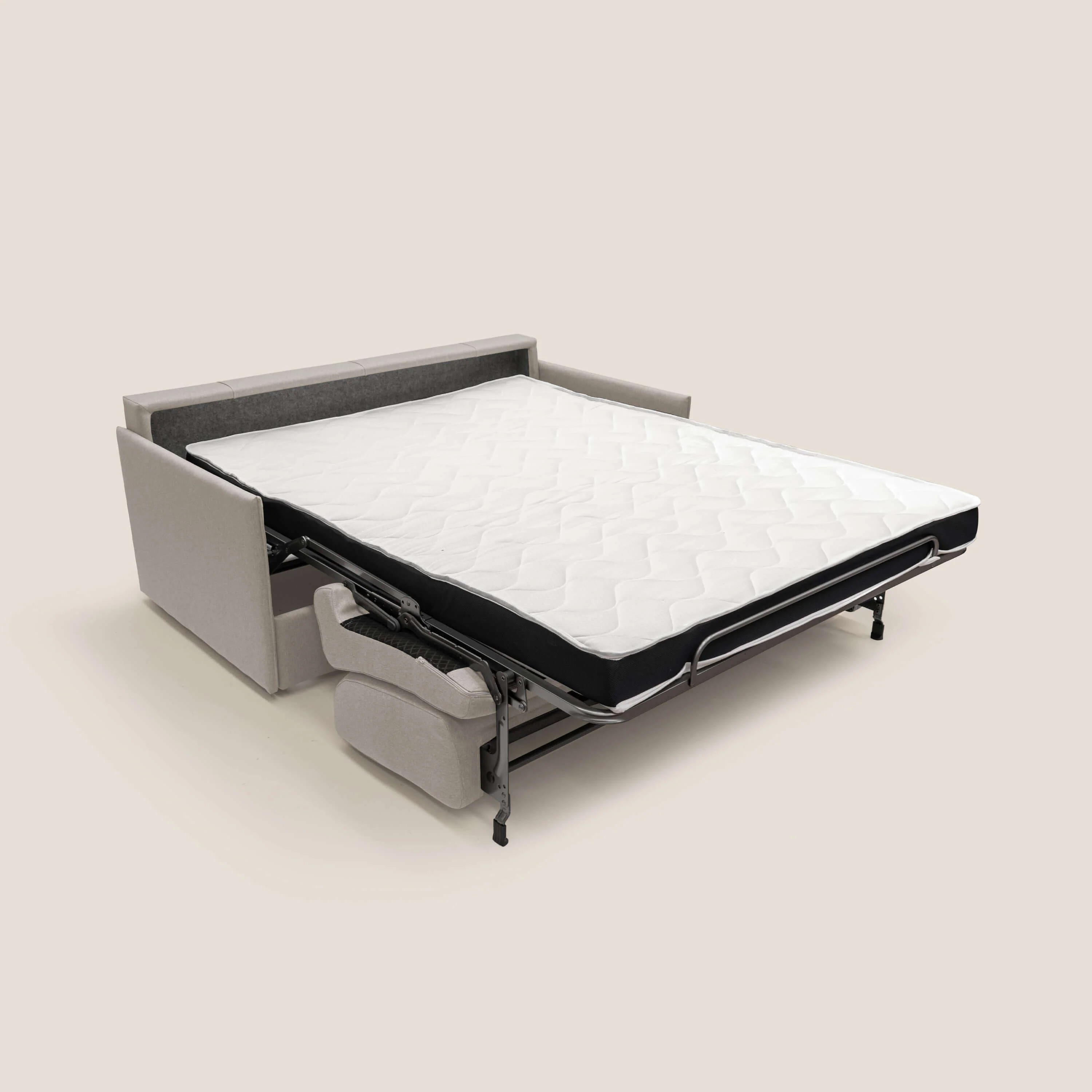 Evans Canapé convertible en tissu imperméable T13 crème - Image 2