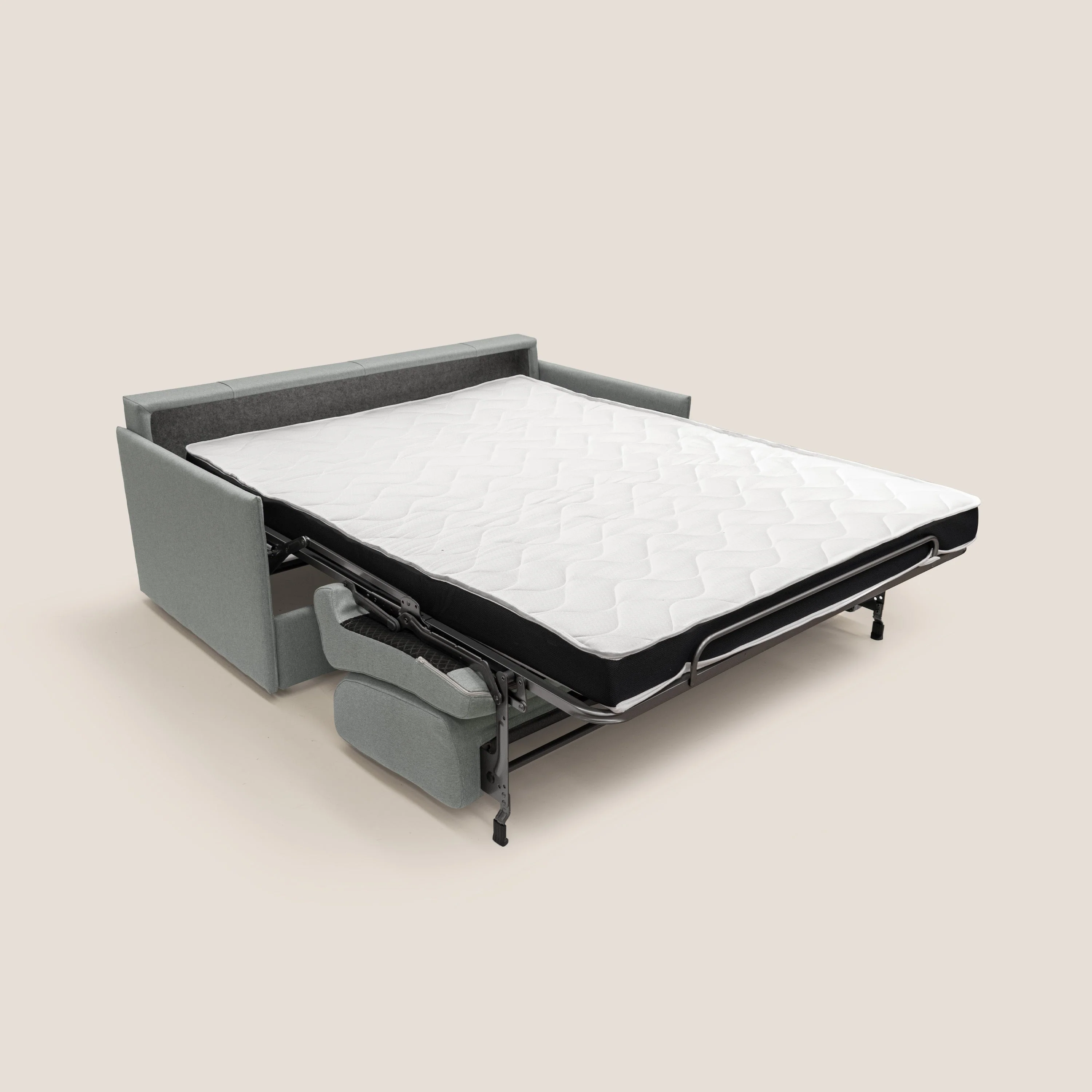 Evans Canapé convertible en tissu imperméable T13 gris - Image 2
