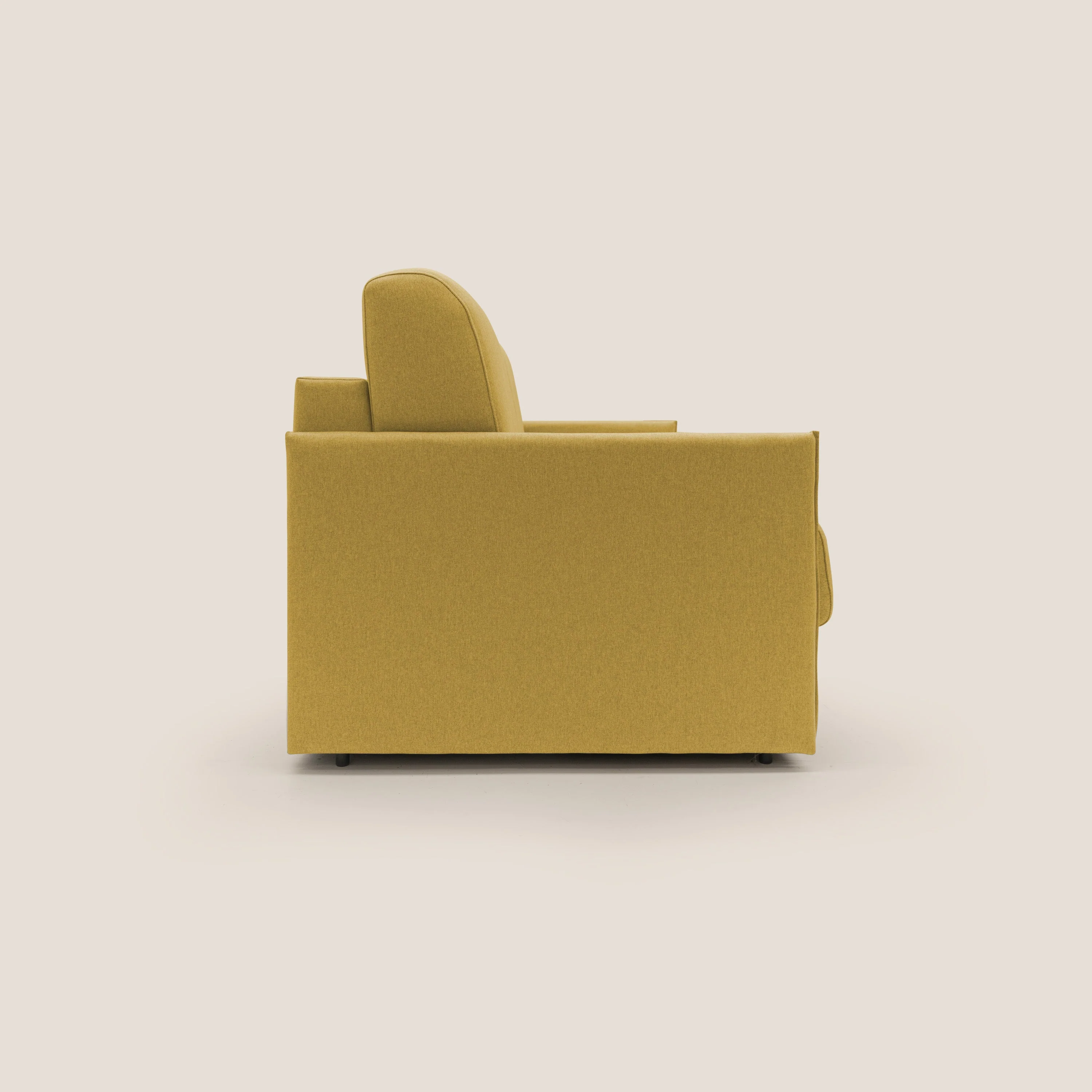 Evans Canapé convertible en tissu imperméable T13 jaune - Image 5