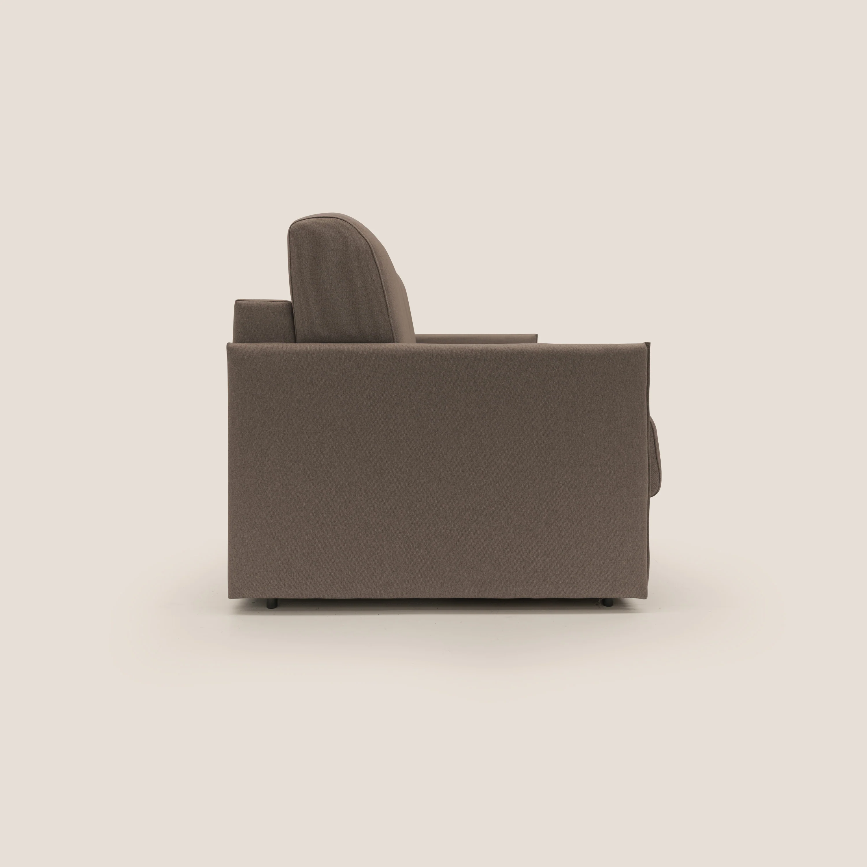 Evans Canapé convertible en tissu imperméable T13 marron - Image 5