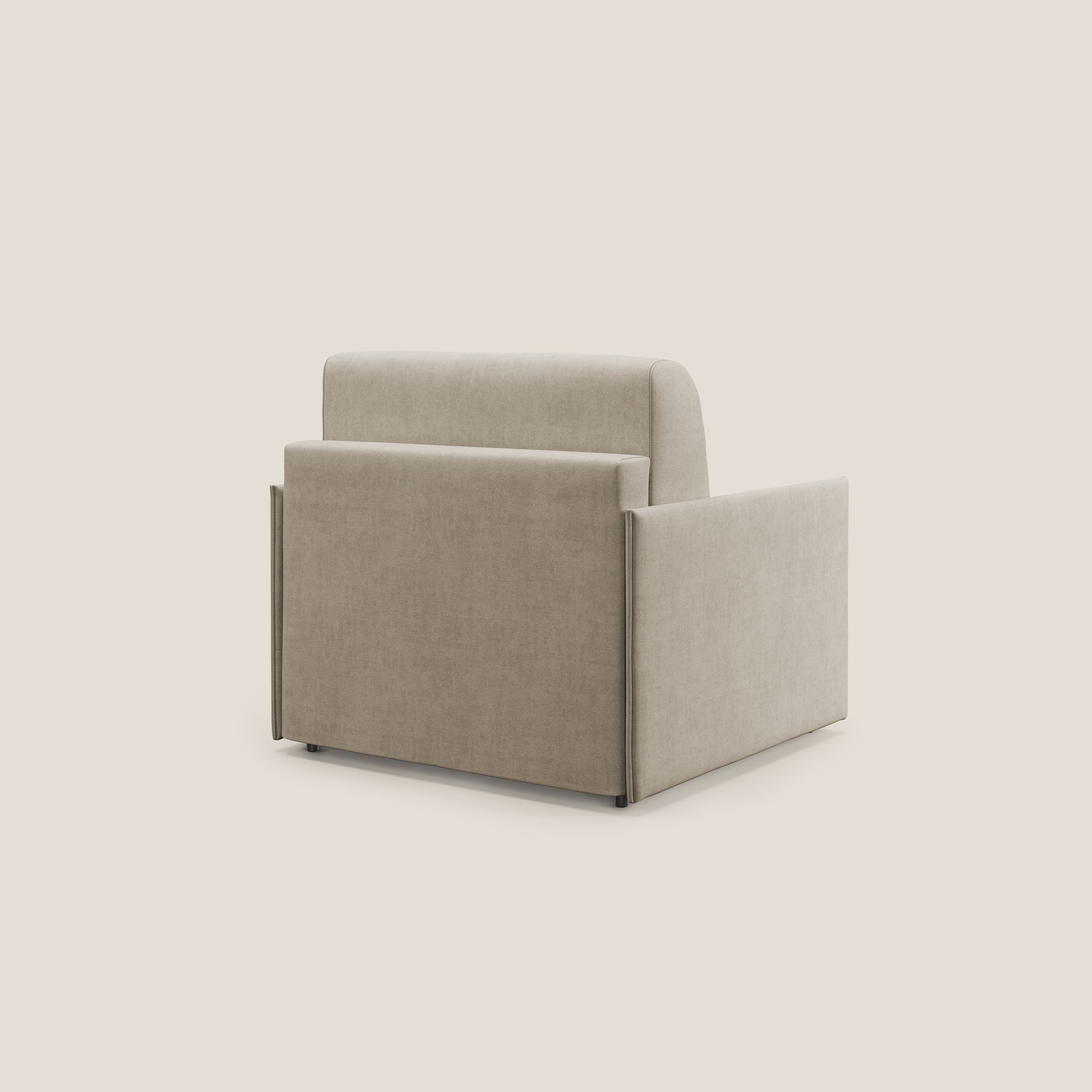 Evans fauteuil convertible en tissu imperméable T02 beige - Image 4