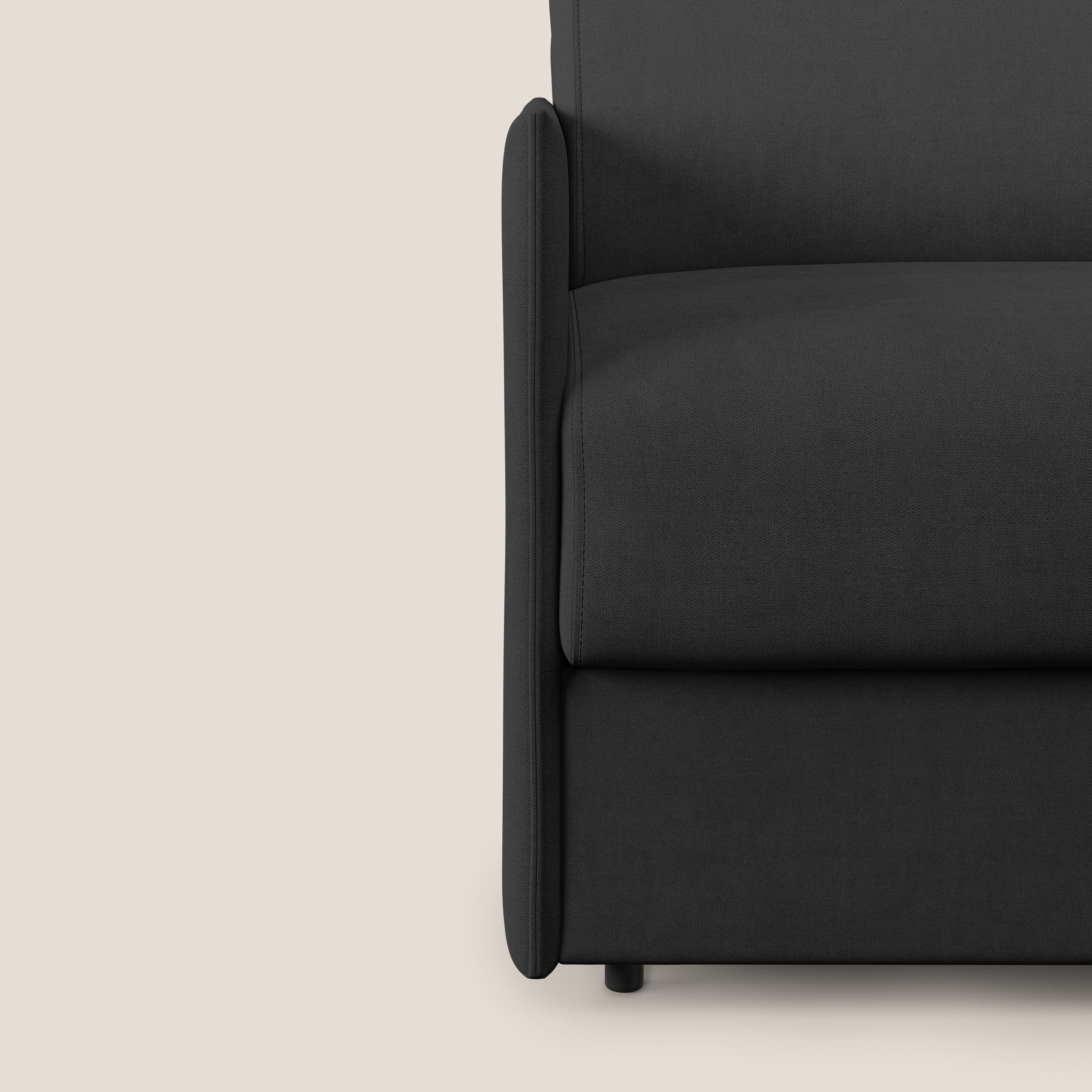 Evans fauteuil convertible en tissu imperméable T02 noir - Image 7