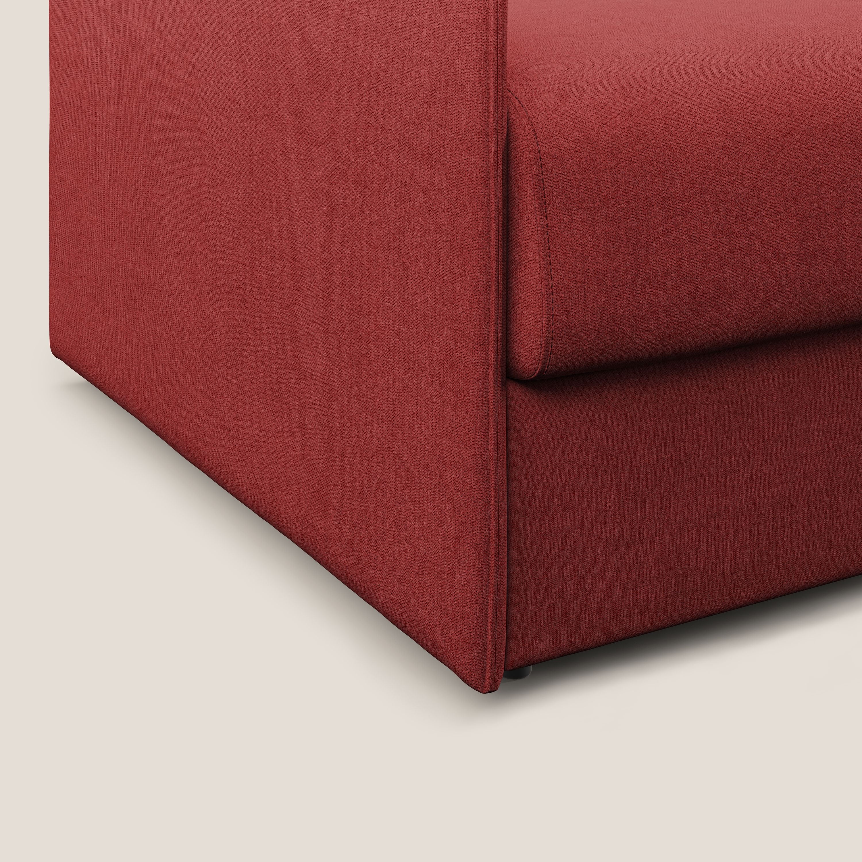 Evans fauteuil convertible en tissu imperméable T02 rouge - Image 5