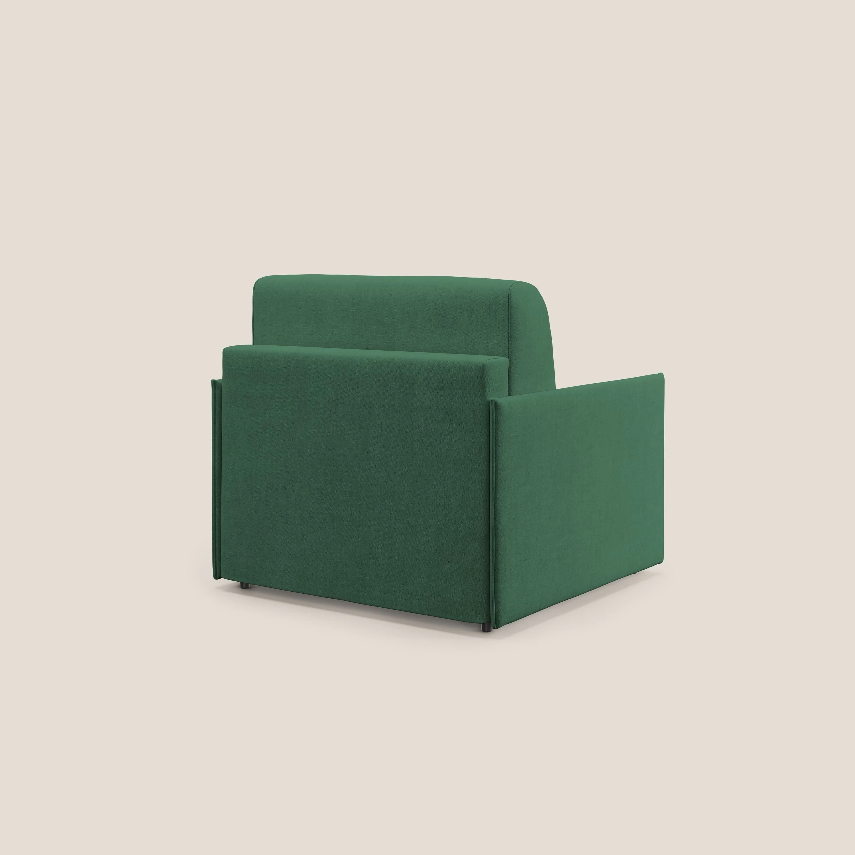 Evans fauteuil convertible en tissu imperméable T02 vert - Image 4