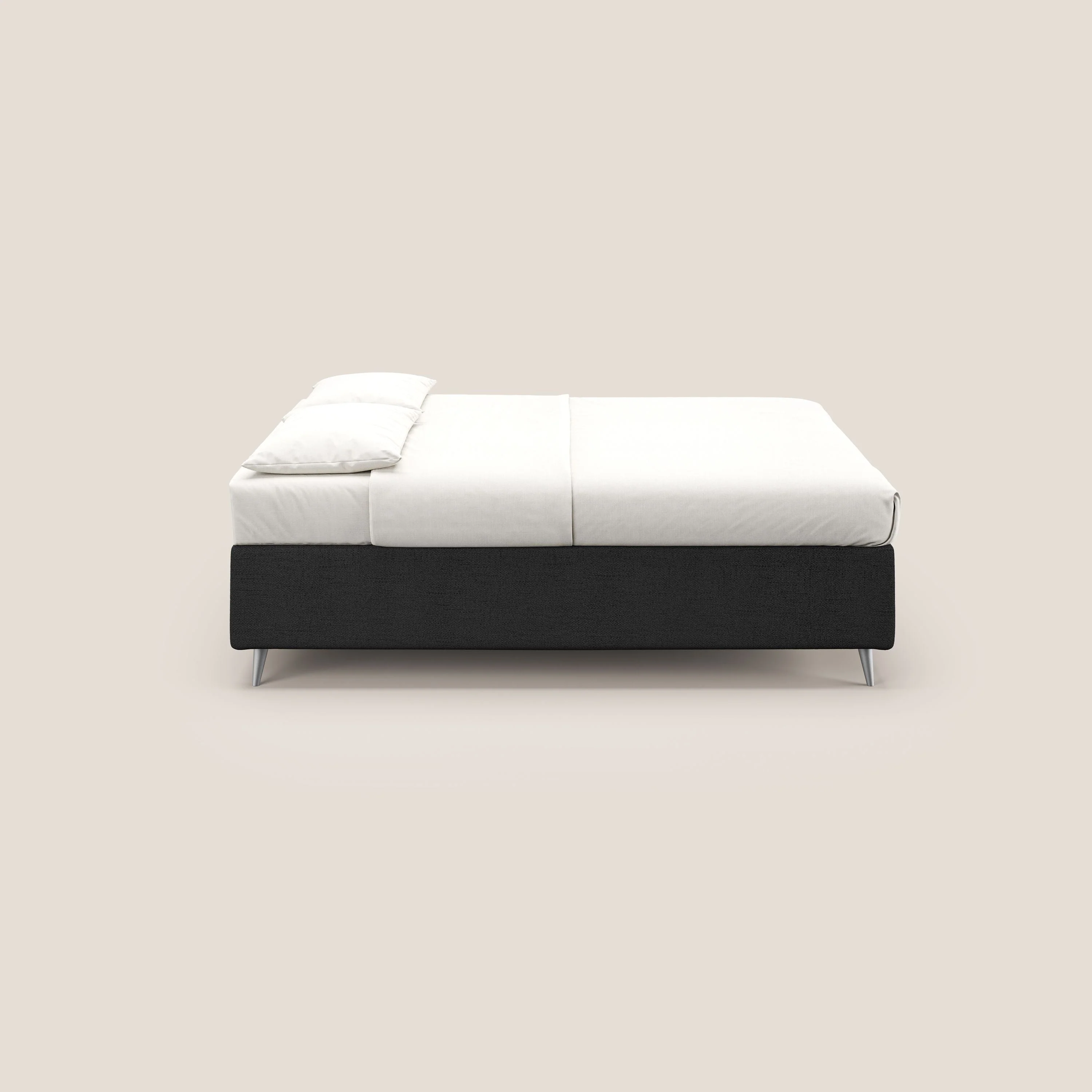 Febe sommier compact avec coffre de grande capacité en tissu imperméable T03 anthracite - Image 4