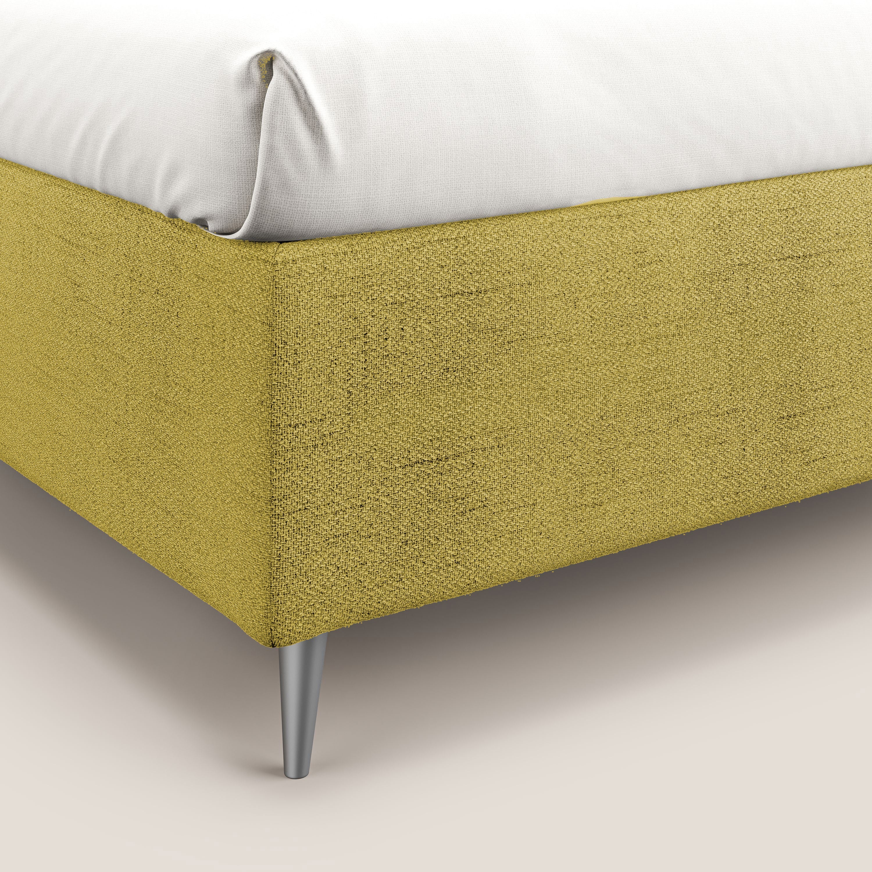 Febe sommier compact avec coffre de grande capacité en tissu imperméable T03 jaune - Image 6