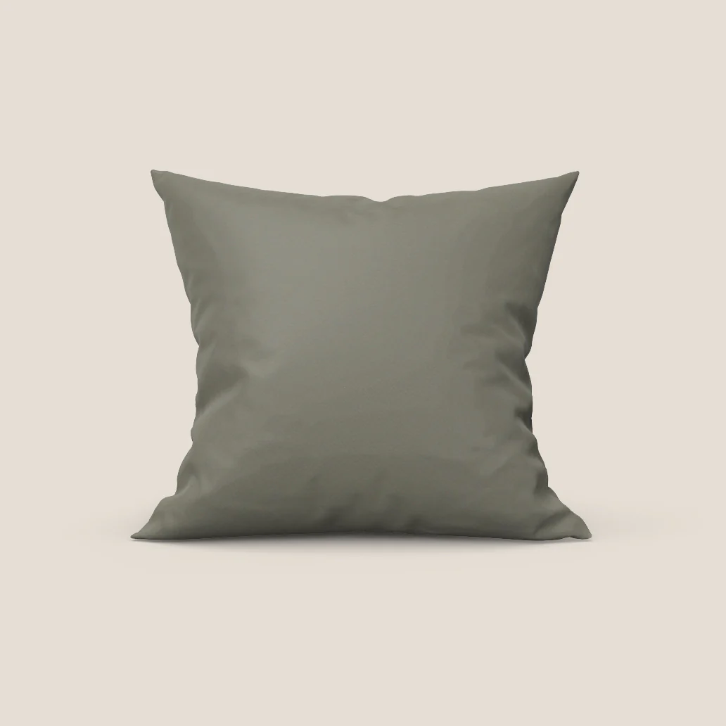Coussin Florida disponible en plusieurs couleurs, fabriqué en simili cuir résistant et imperméable T04 taupe