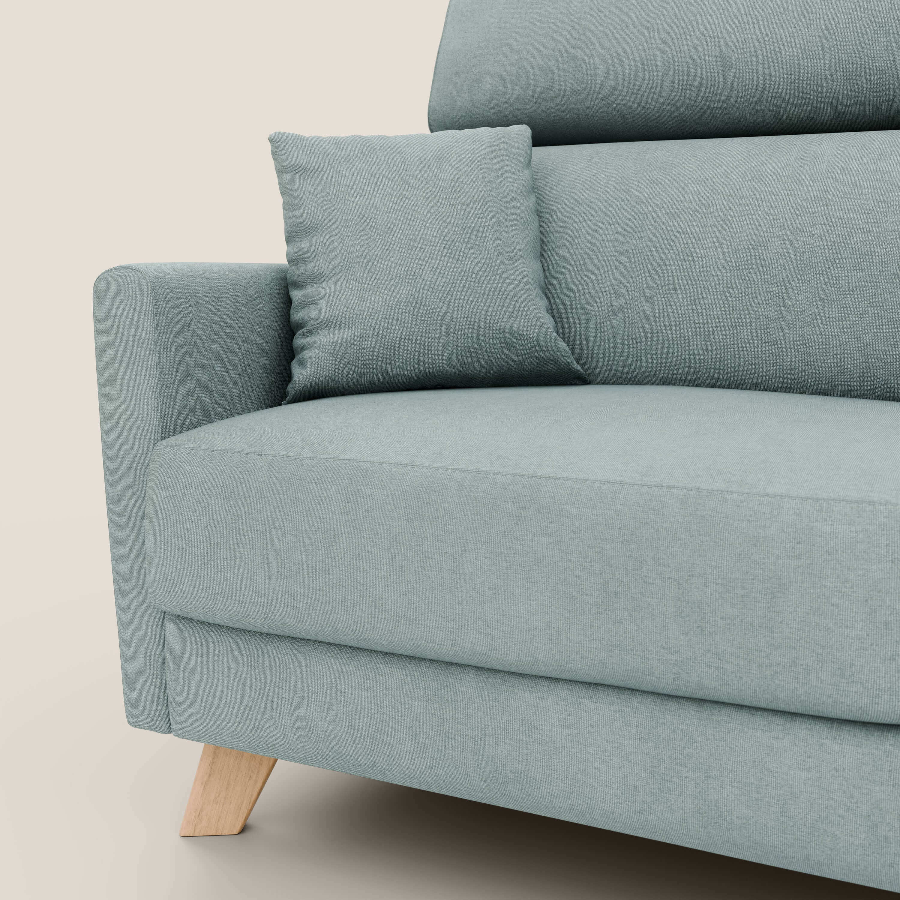 Francy canapé convertible avec têtières réglables en tissu détachable T17 vert aquamarine - Image 10