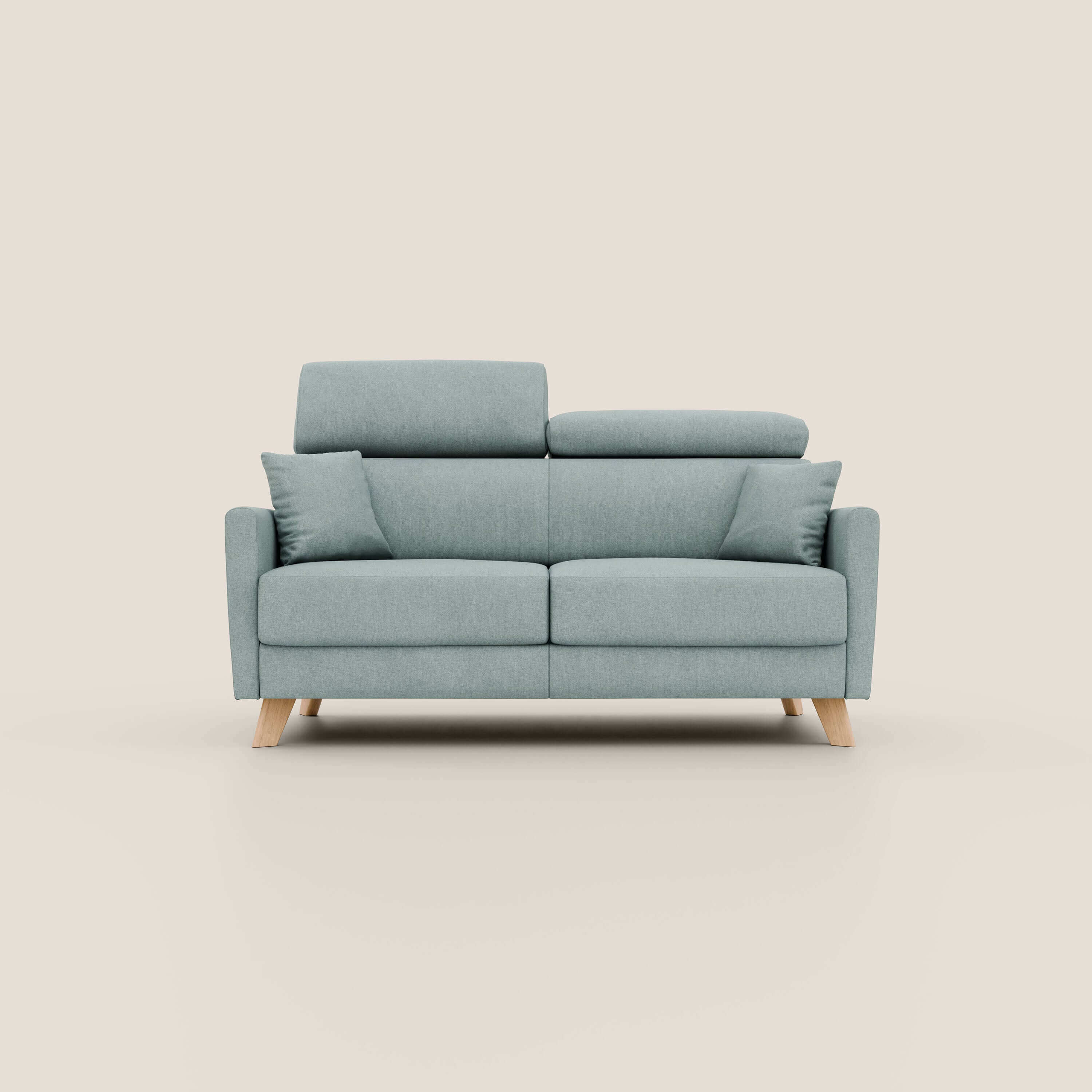 Francy canapé convertible avec têtières réglables en tissu détachable T17 vert aquamarine - Image 3