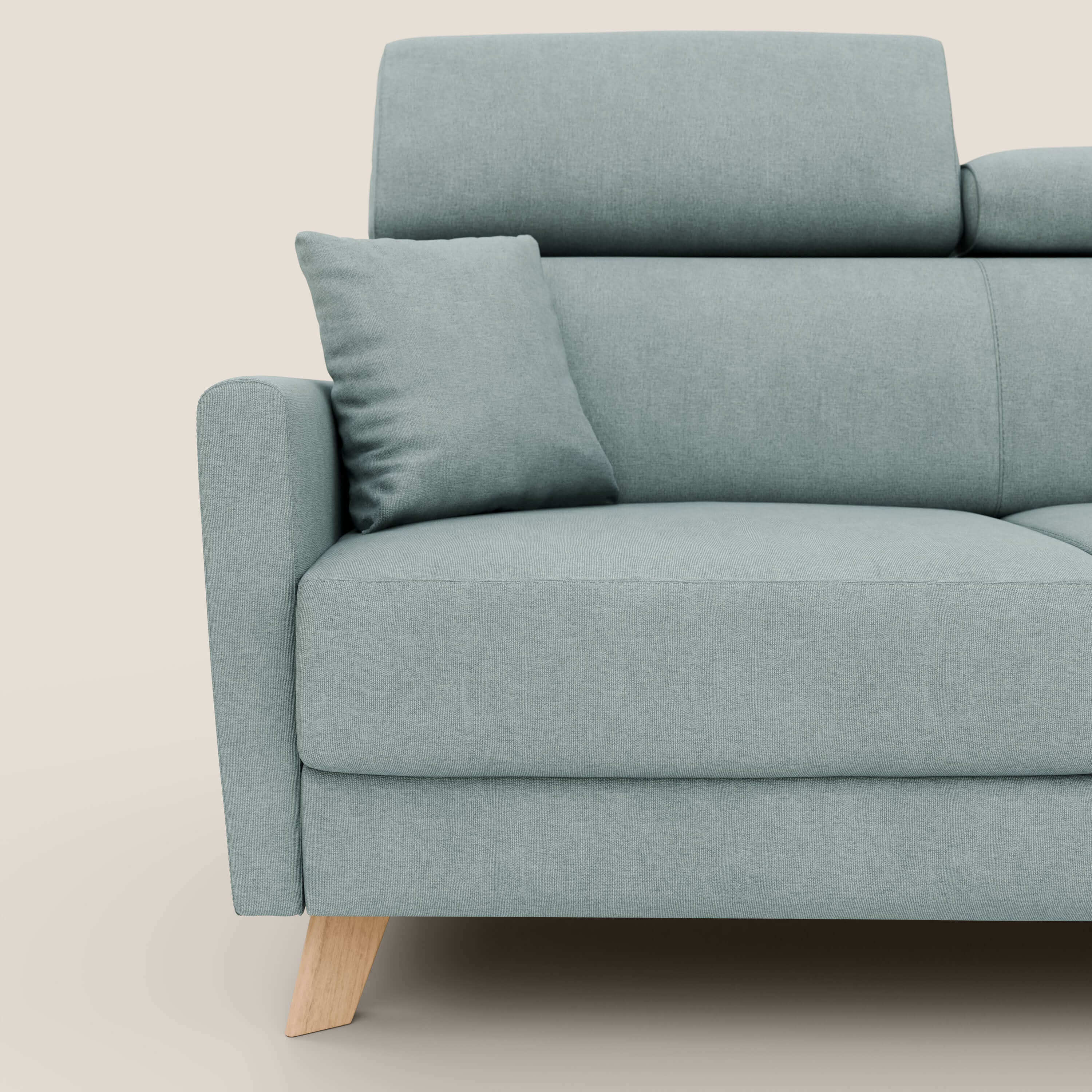 Francy canapé convertible avec têtières réglables en tissu détachable T17 vert aquamarine - Image 8