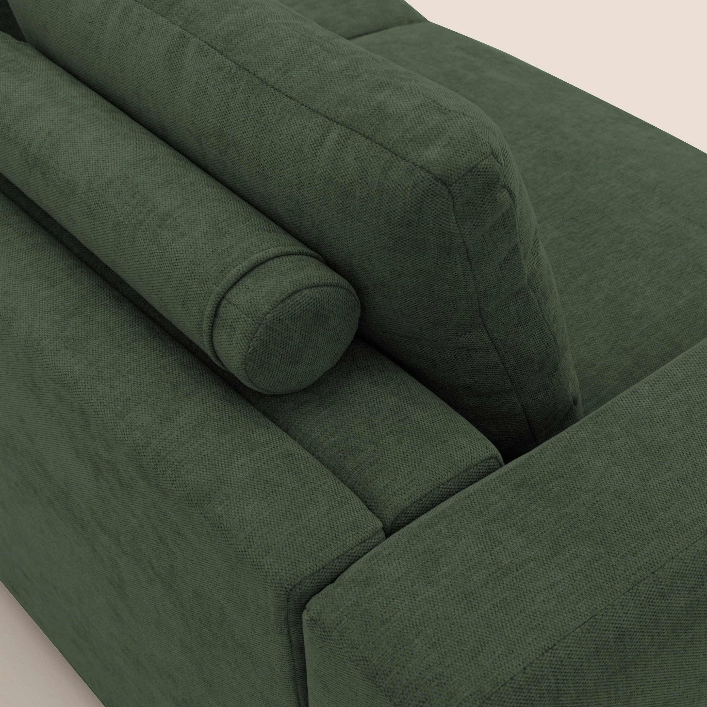 Freia Canapé convertible minimaliste matelas h15cm aux dossiers moelleux en tissu imperméable T14 vert - Image 4