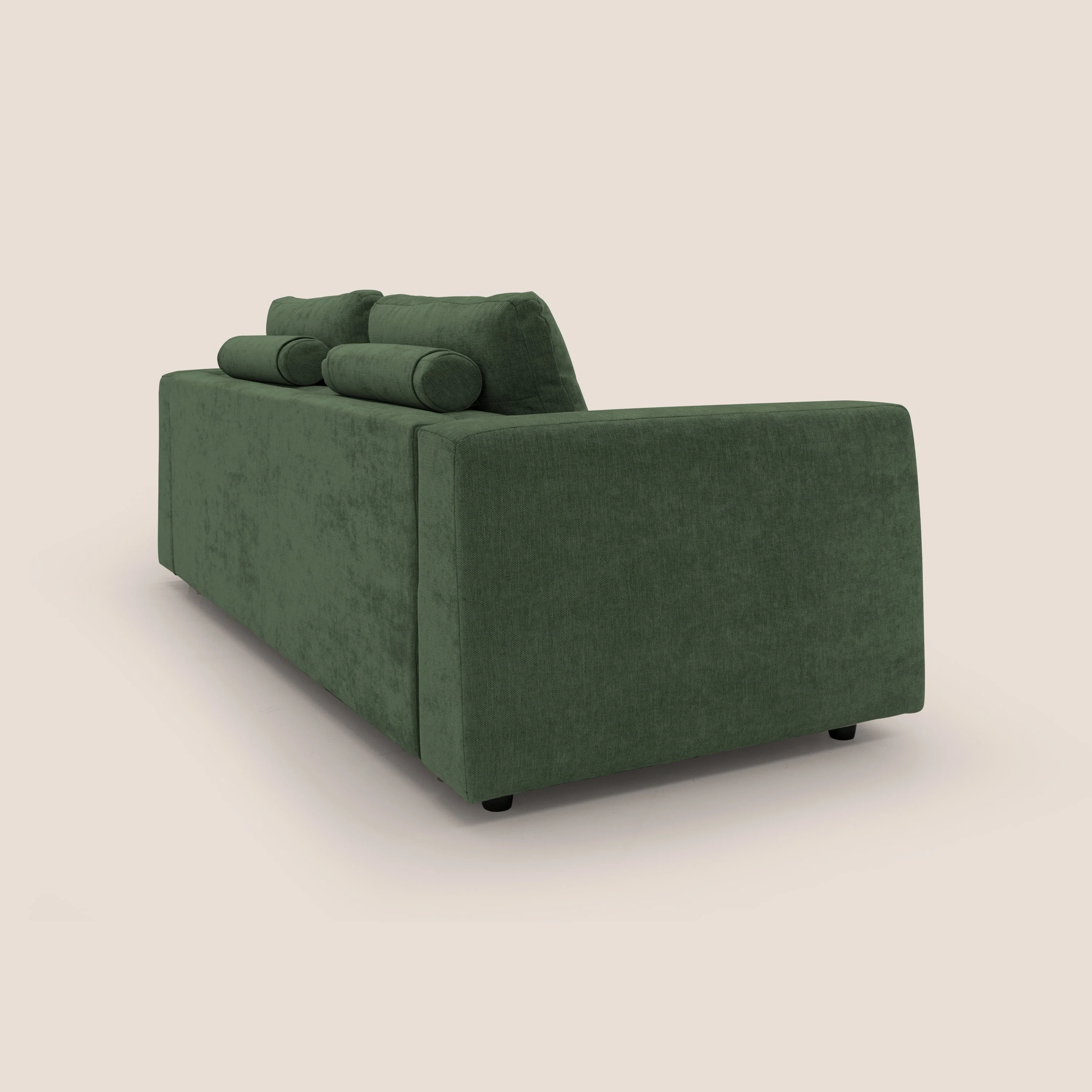 Freia Canapé convertible minimaliste matelas h15cm aux dossiers moelleux en tissu imperméable T14 vert - Image 9