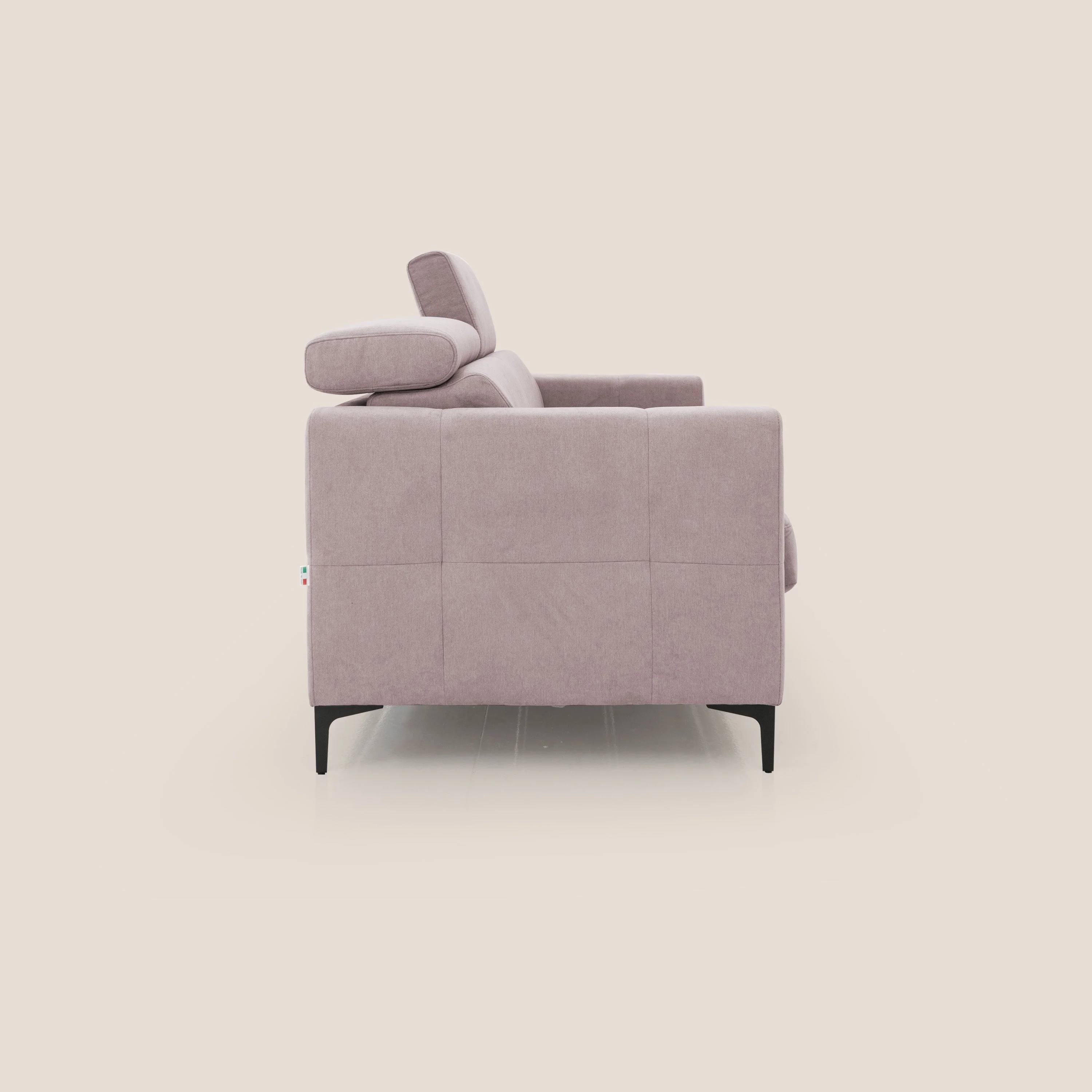 Gardenia canapé convertible matelas H 18cm avec têtières réglables et revêtement imperméable T02 rose - Image 7