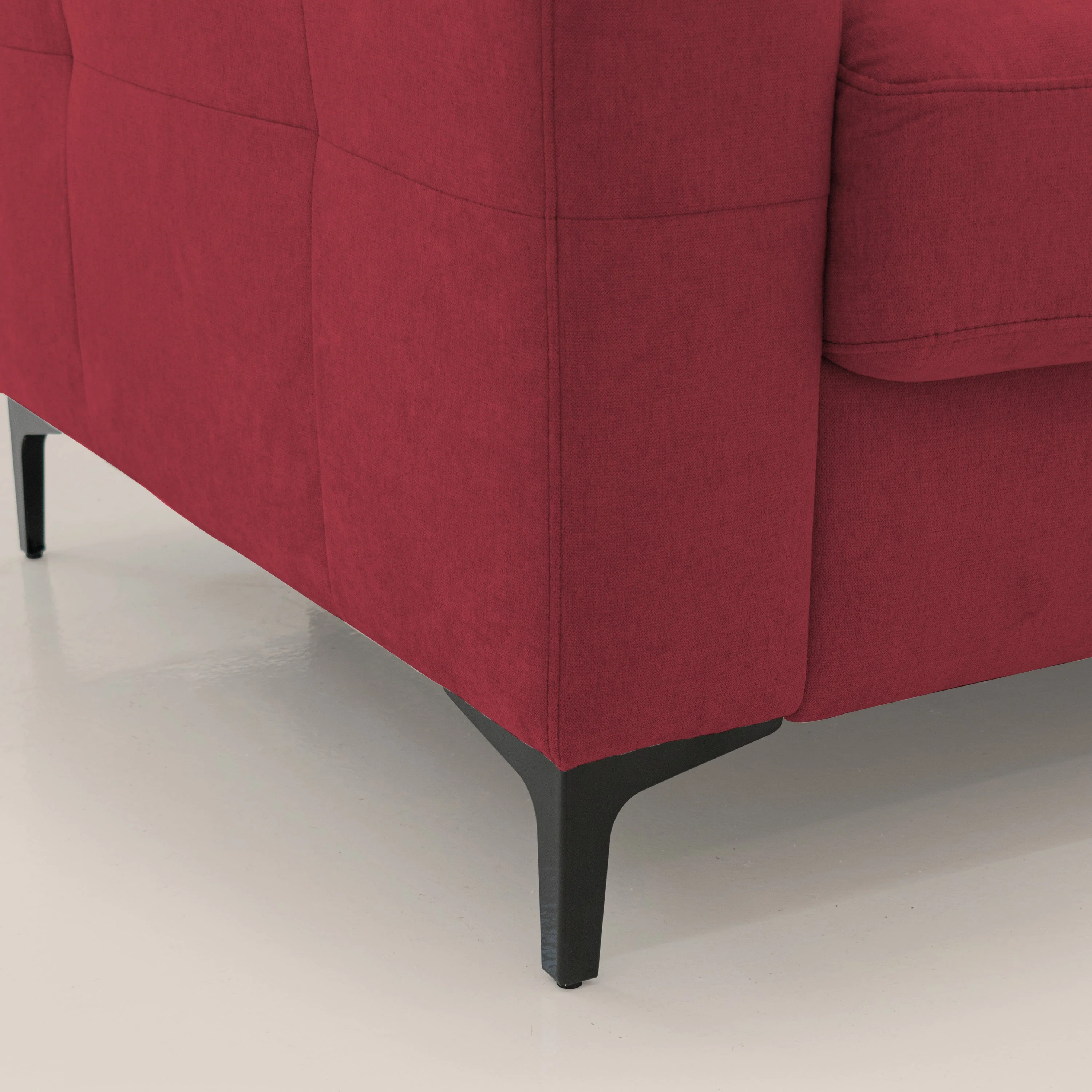 Gardenia canapĂ© convertible matelas H 18cm avec tĂȘtiĂšres rĂ©glables et revĂȘtement impermĂ©able T02 rouge - Image 6