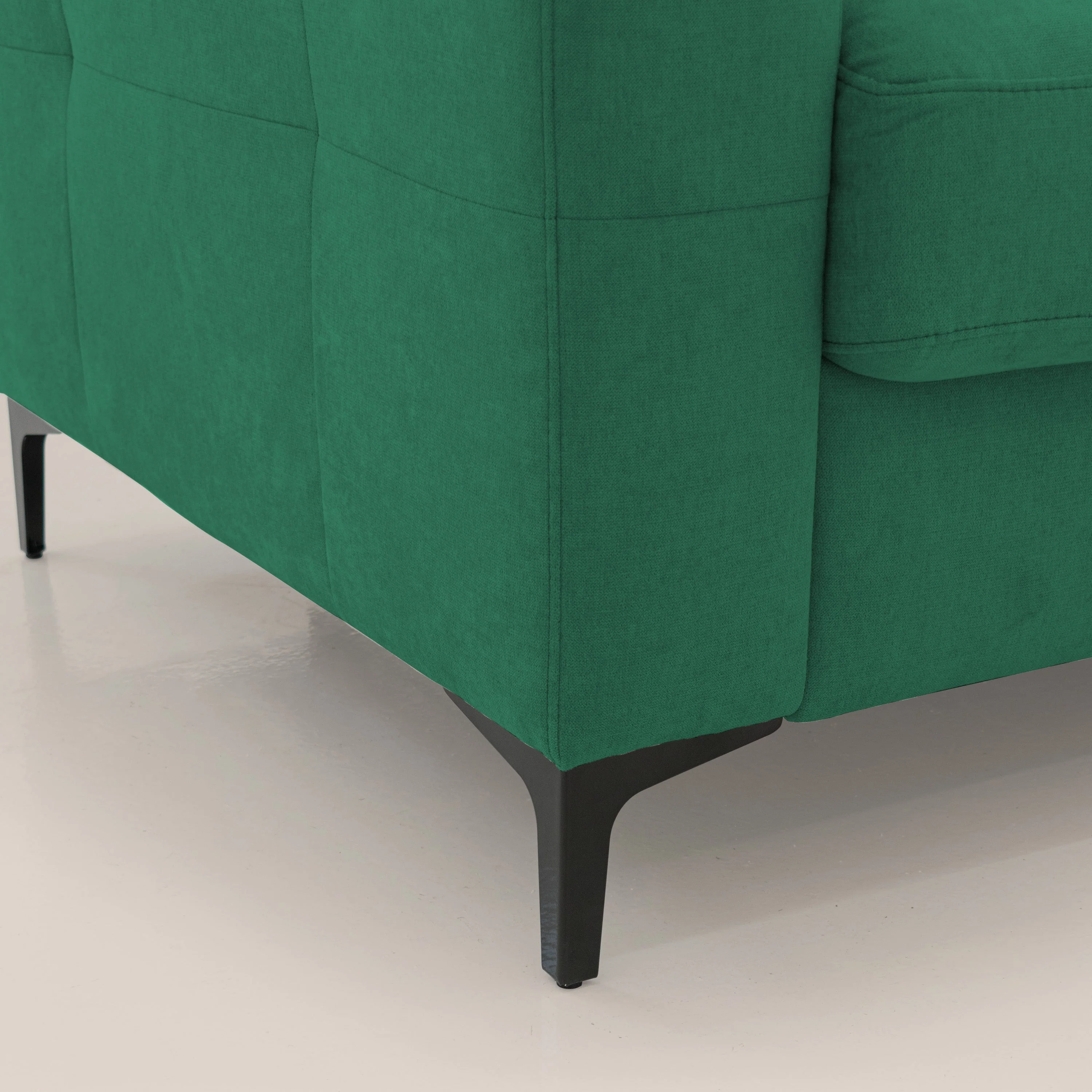 Gardenia canapé convertible matelas H 18cm avec têtières réglables et revêtement imperméable T02 vert - Image 6