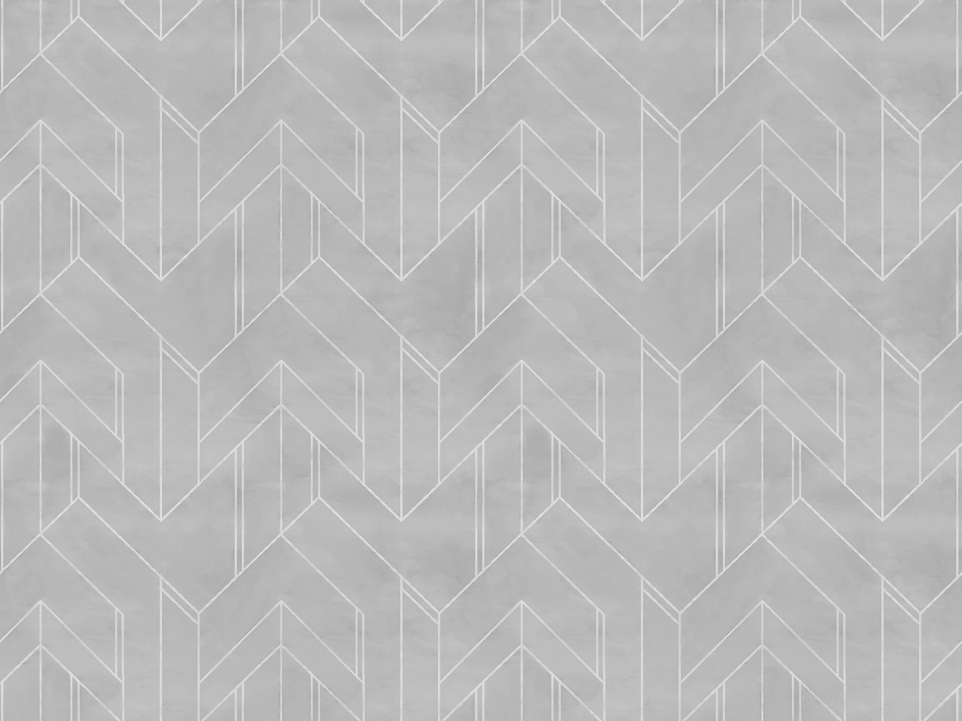 Geometrica coussins à fantaisie géométrique en velours imperméable gris - Image 2