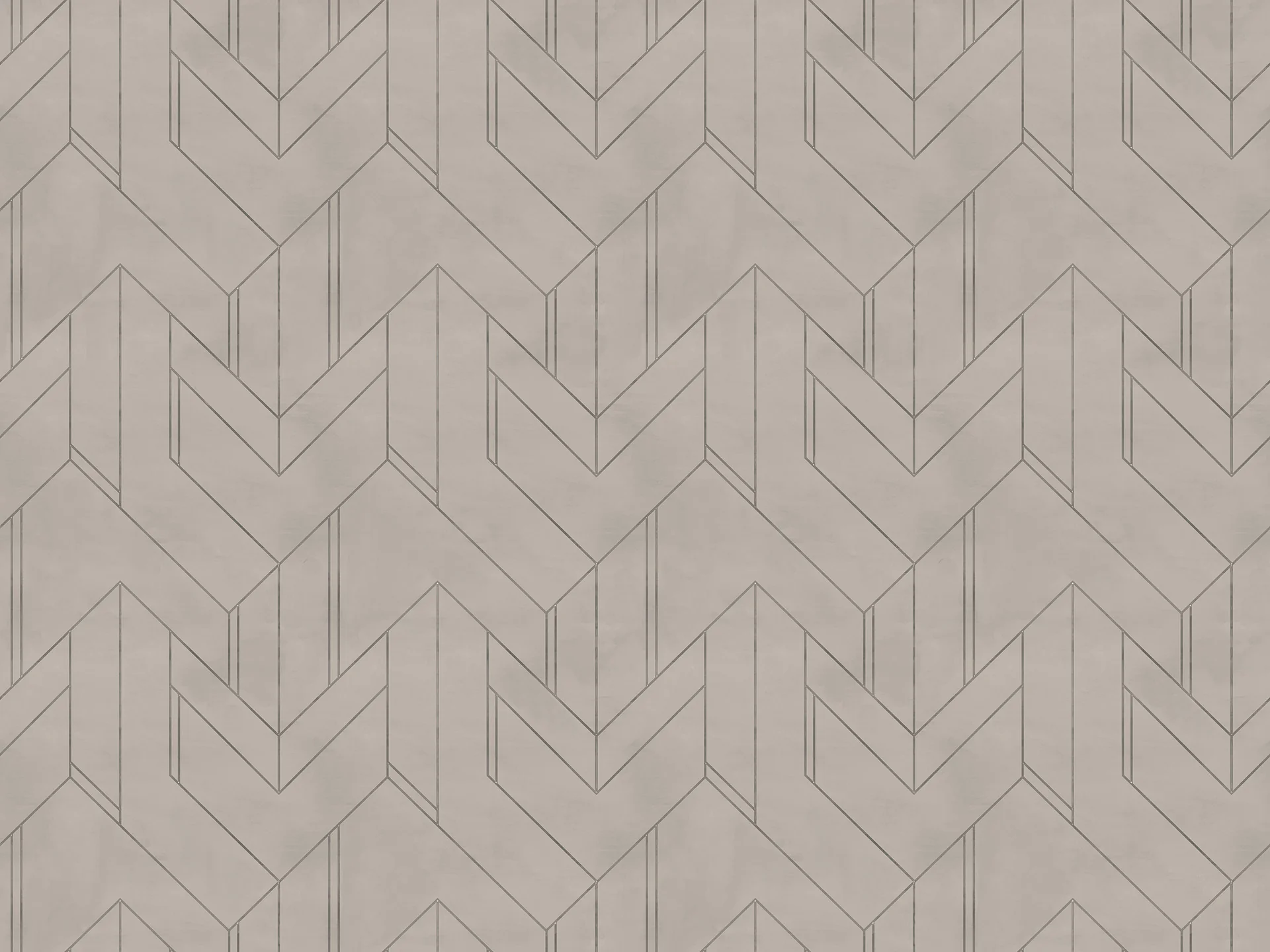 Geometrica coussins à fantaisie géométrique en velours imperméable Taupe tortora - Image 2