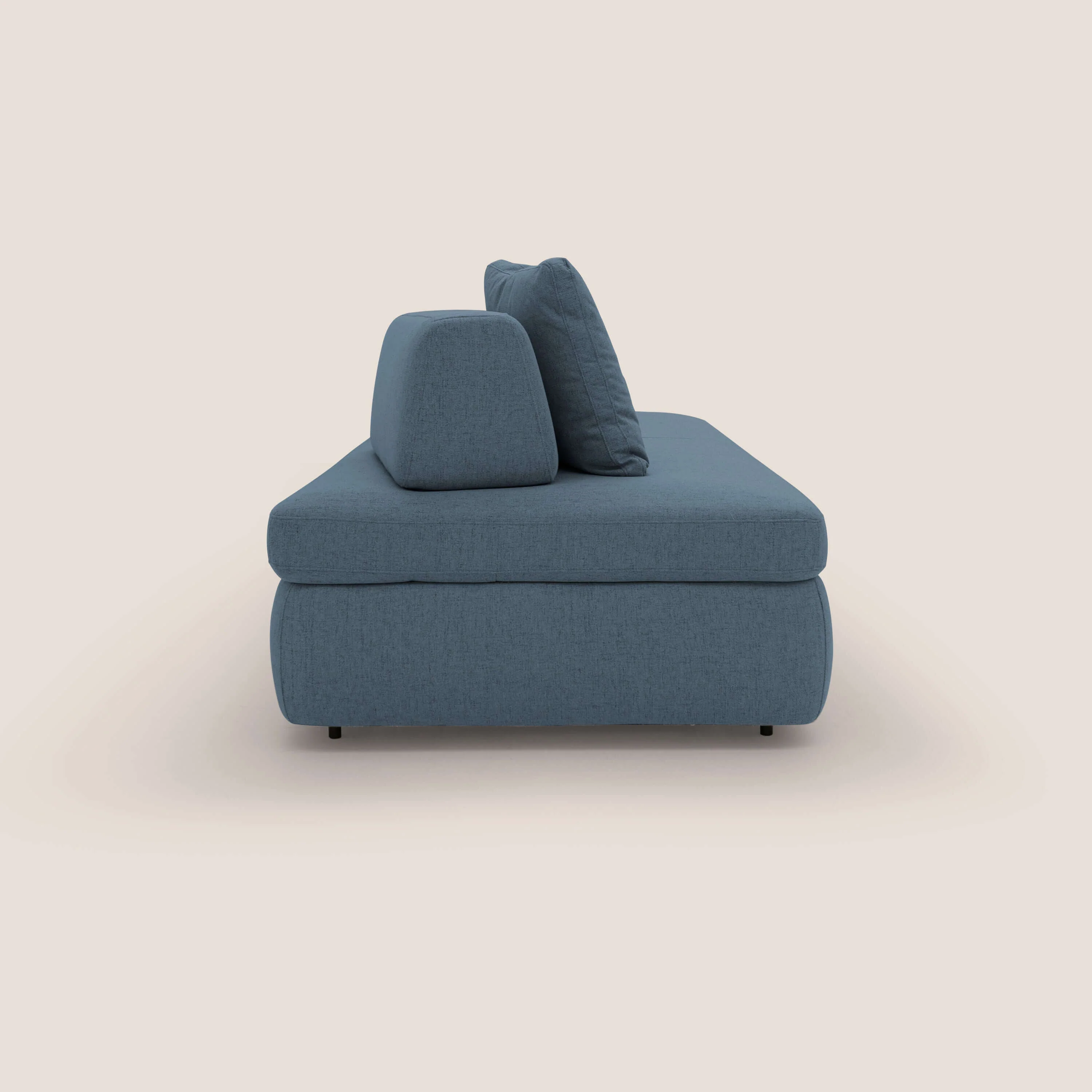 GRANSASSO Canapé convertible au design innovant en tissu imperméable T03 bleu - Image 3