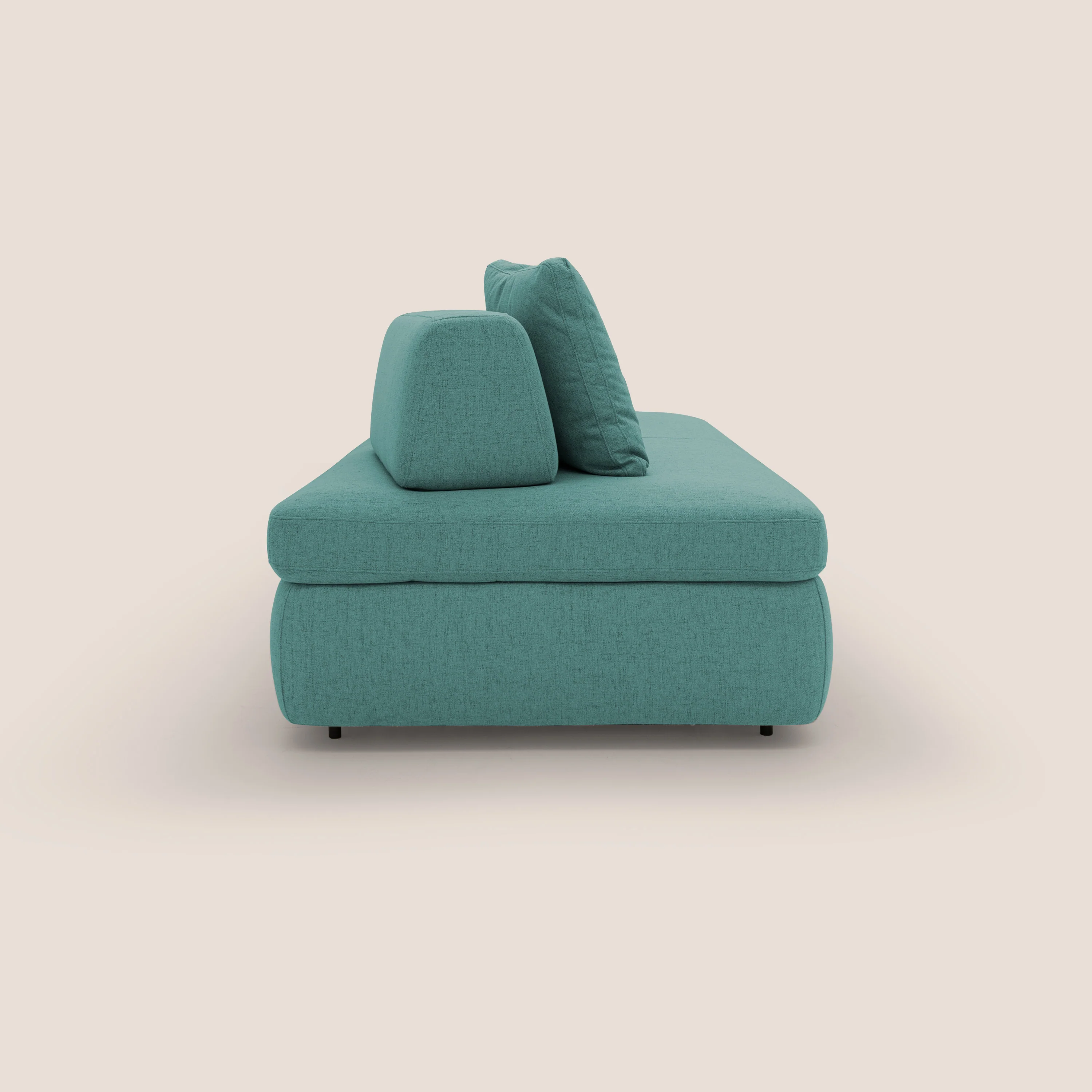GRANSASSO Canapé convertible au design innovant en tissu imperméable T03 vert d'eau - Image 6