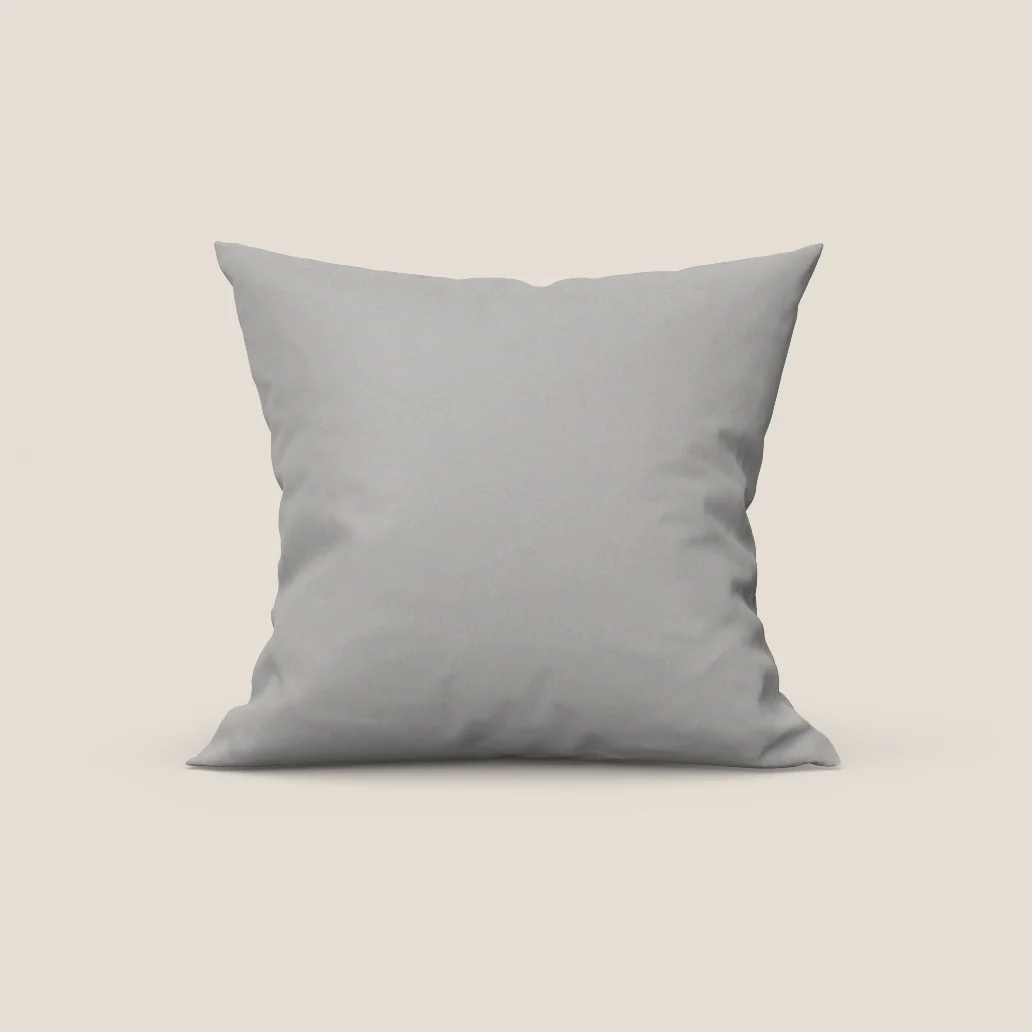 Coussin Jazz disponible en plusieurs couleurs, fabriqué en microfibre technique détachable T11 gris clair